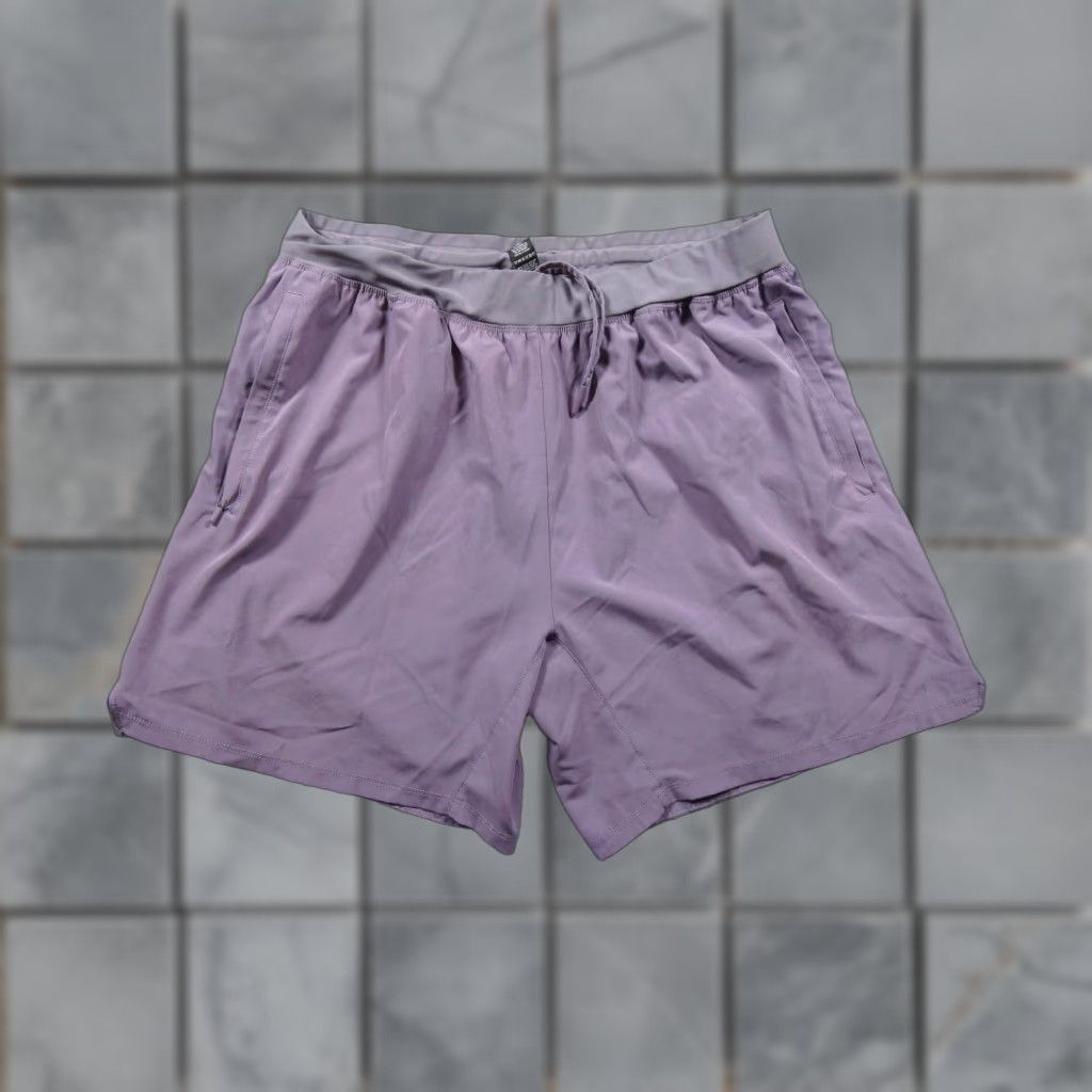 Vintage LSKD Shorts Mens XL Purple Athletic Training Gym Running Stretch Activewear Size US 36 / EU 52 - 1 Thumbnail