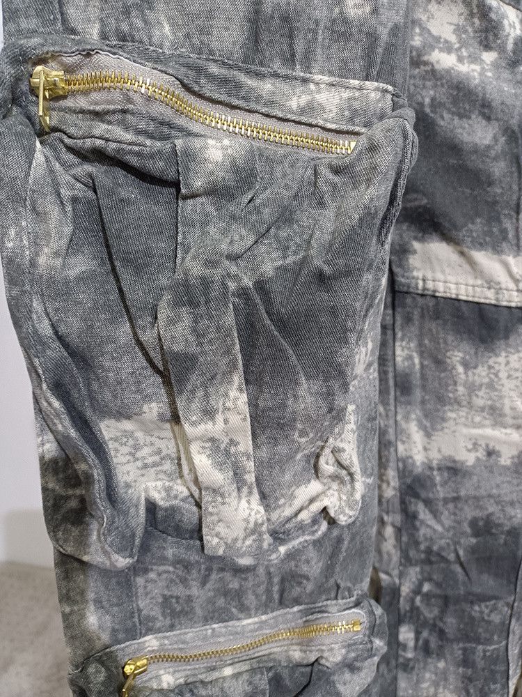 Japanese Brand Multi Pocket Camouflage Denim Cargo Pants Loose Size US 29 - 8 Thumbnail