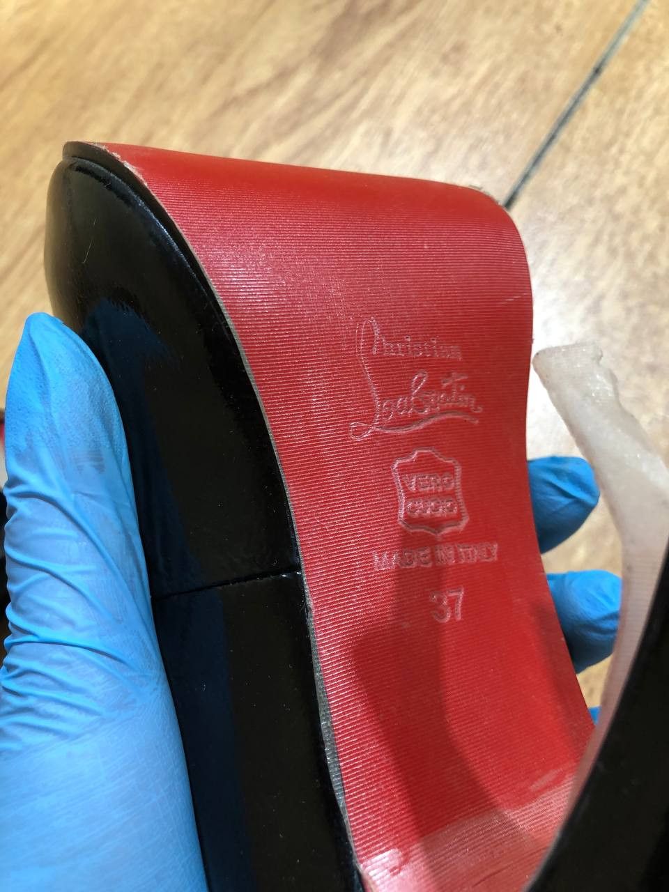 Christian Louboutin Christian Louboutin Women's Shoes Platform Leather heels Size US 7 / IT 37 - 3 Thumbnail
