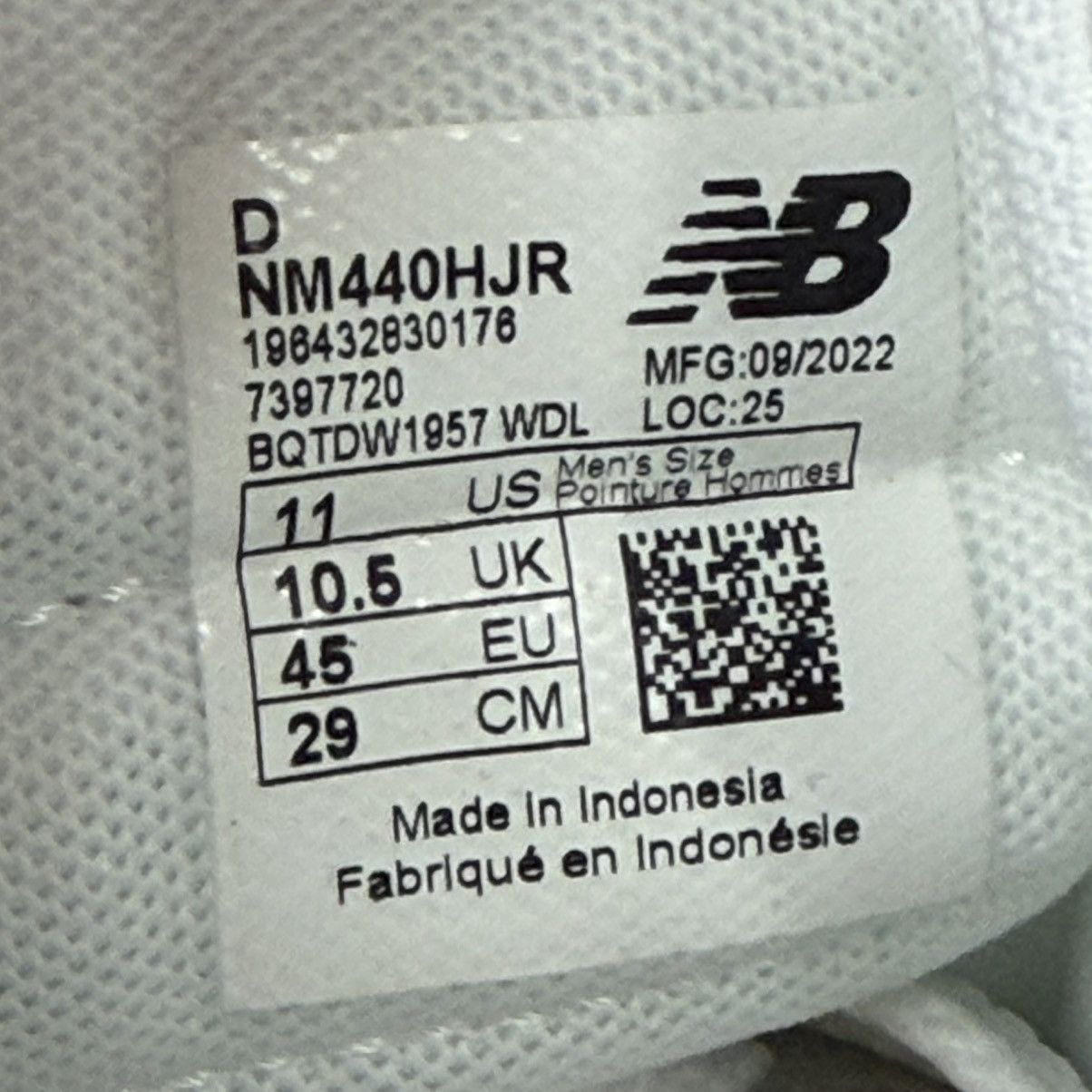 New Balance New Balance Numeric 440 High White Yellow Size 11 NM440HJR Size US 11 / EU 44 - 8 Thumbnail
