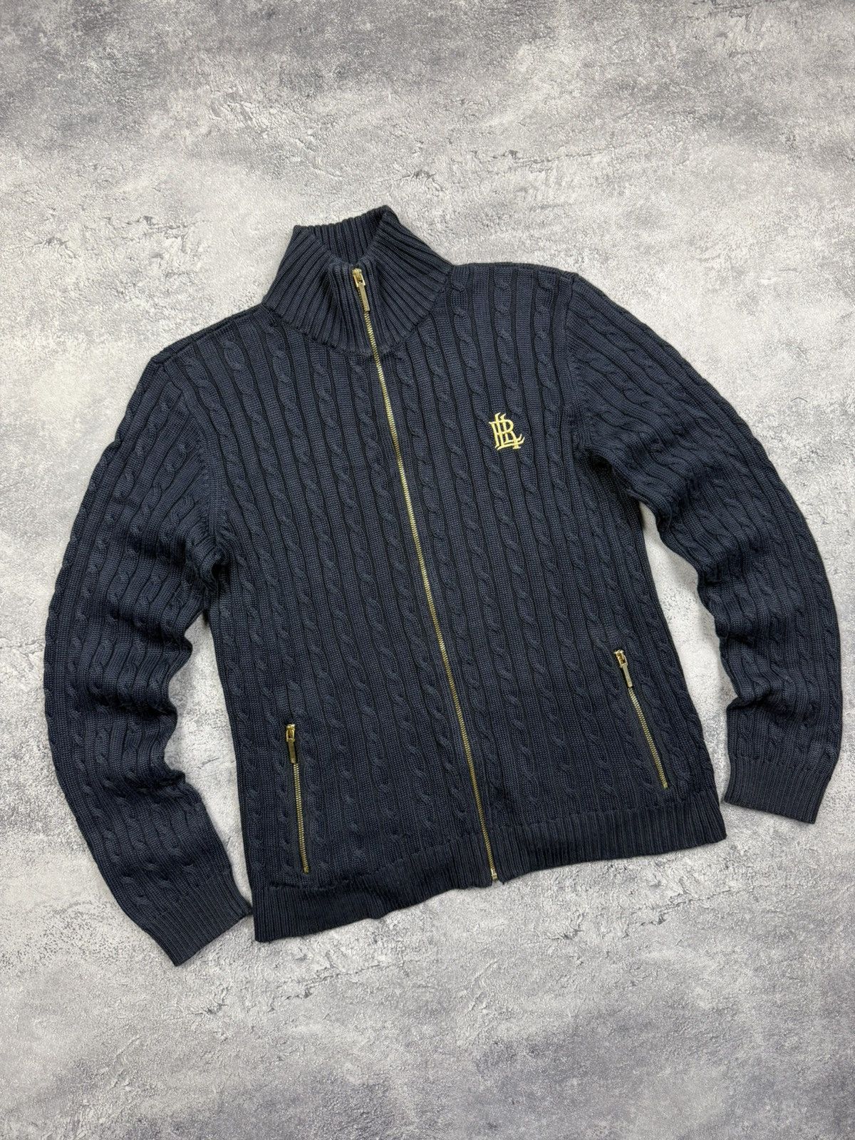 Polo Ralph Lauren Polo Ralph Lauren Green Label Cable Knit Full Zip Sweater Size M / US 6-8 / IT 42-44 - 4 Thumbnail