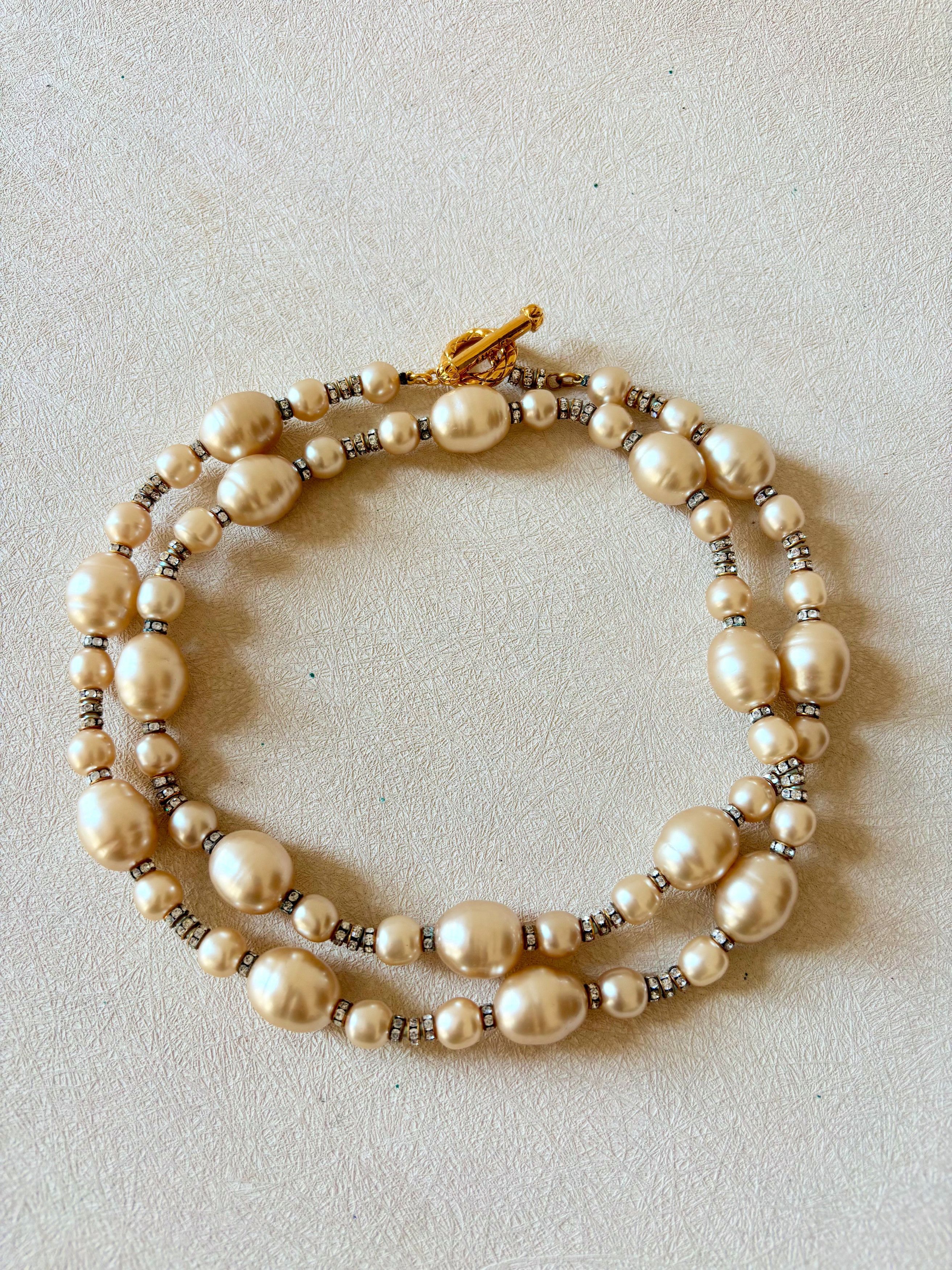 Chanel Sautoir perles et strass Size ONE SIZE - 1 Thumbnail