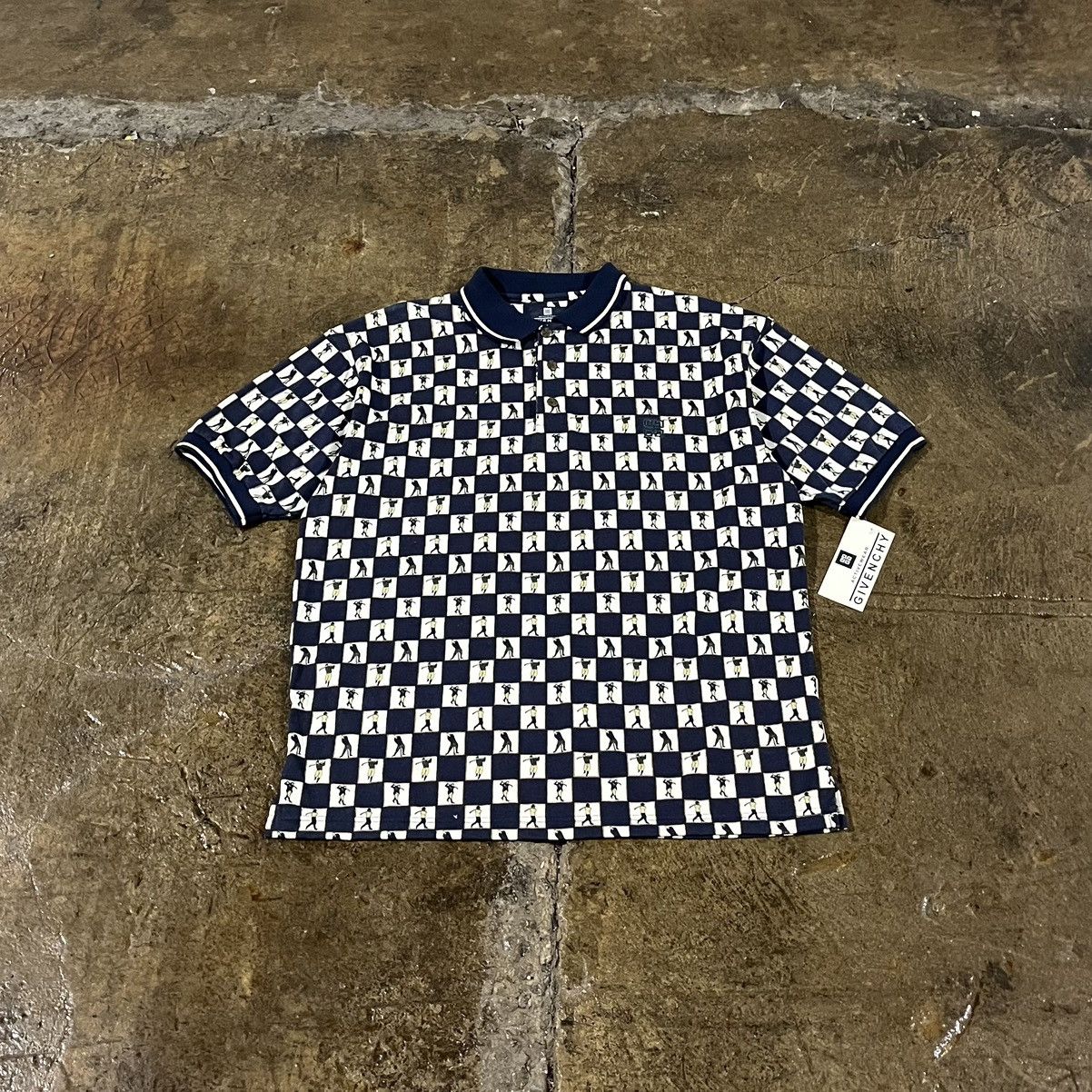 Designer × Givenchy × Vintage Vintage 90s Givenchy Activewear Golf Polo Shirt NWT Rare Size US L / EU 52-54 / 3 - 1 Thumbnail
