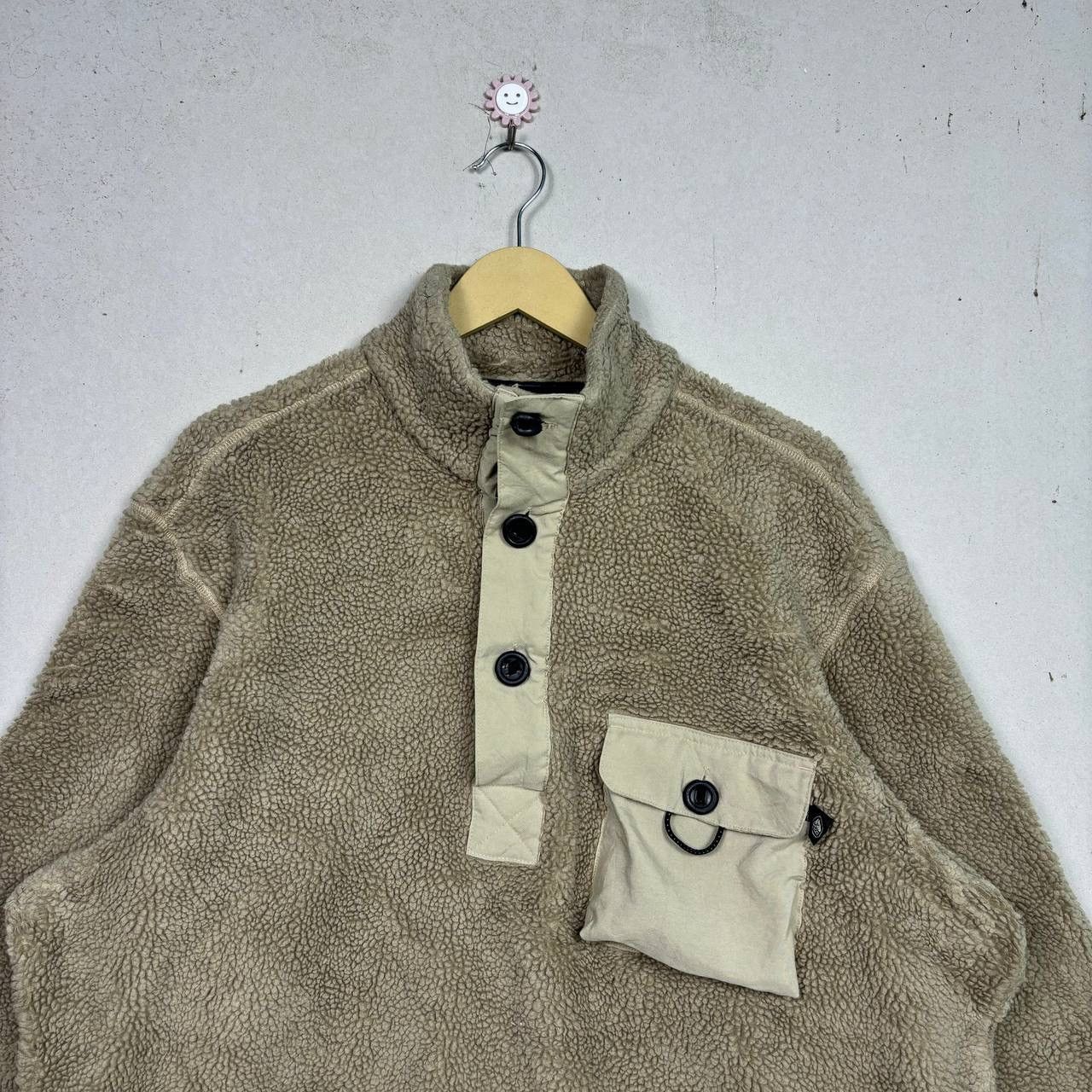 Nike ACG Nike ACG Deep Pile Fleece Henley Pullover Tan XL Gorpcore Size US XL / EU 56 / 4 - 3 Thumbnail