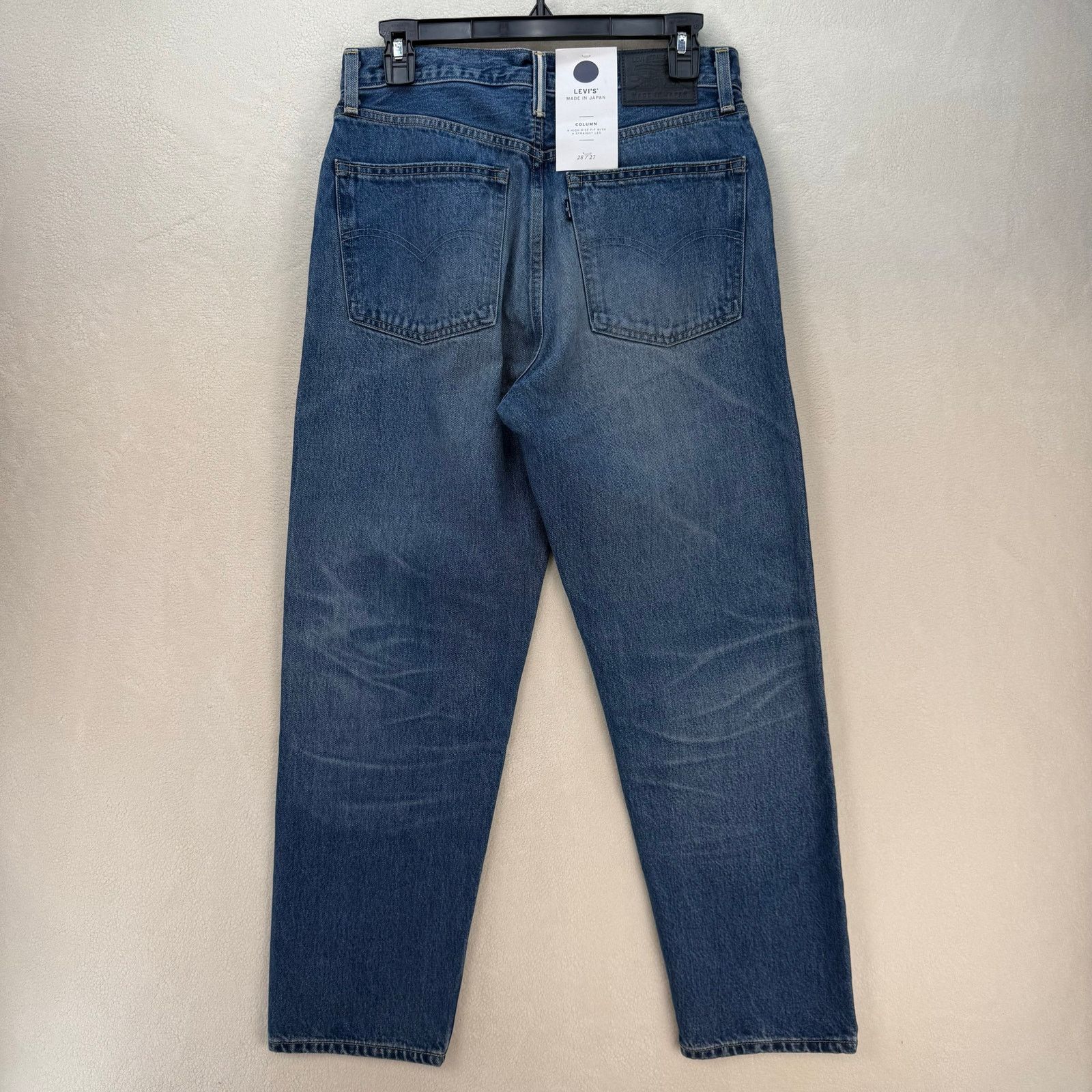 Levi's LEVI'S MADE IN JAPAN WOMEN'S 28X27 MEDIUM WASH COLUMN JEANS Size 28" / US 6 / IT 42 - 6 Thumbnail