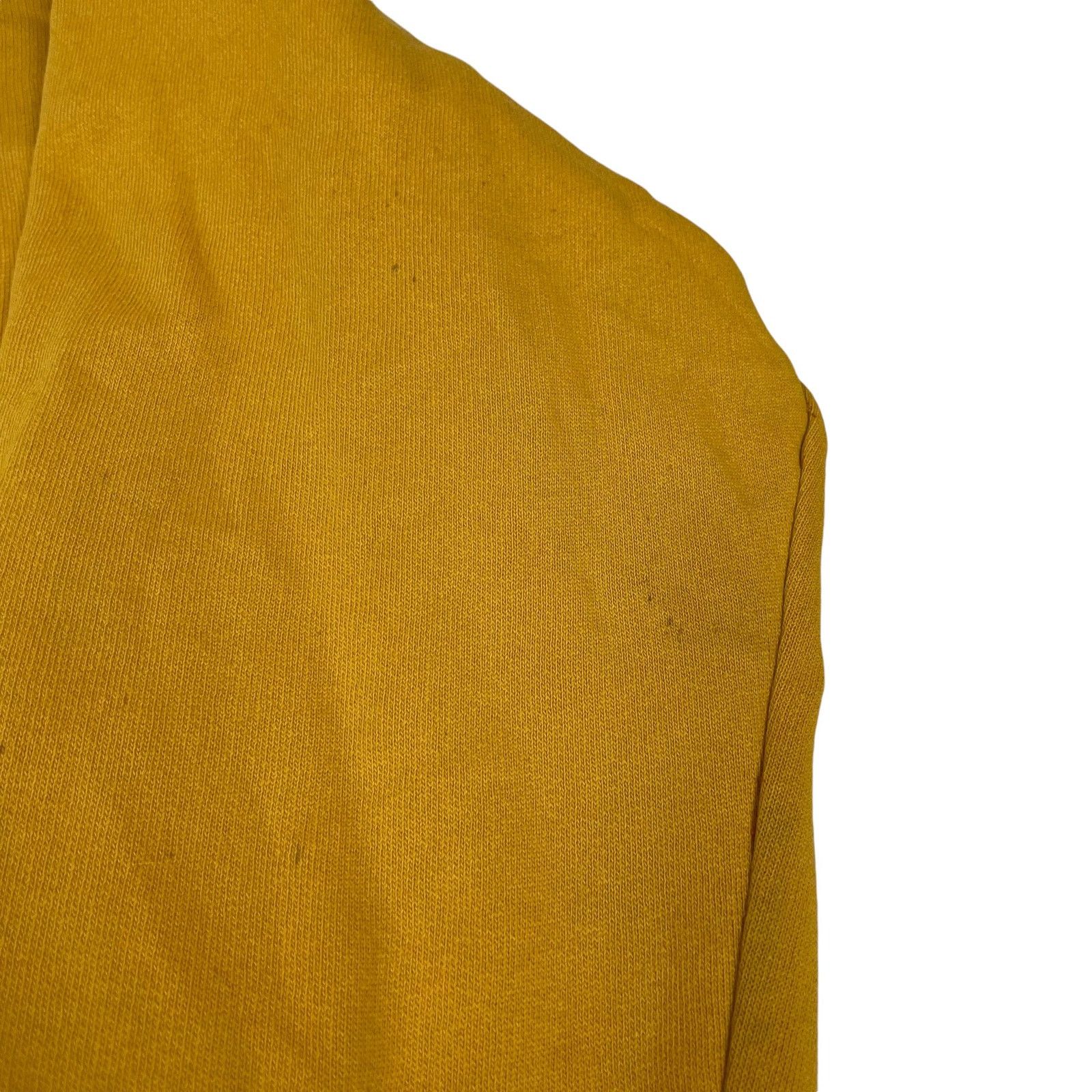 Nike × Vintage Nike Men's Yellow Swoosh Crew Neck Pullover Sweatshirt Large Size US L / EU 52-54 / 3 - 3 Thumbnail