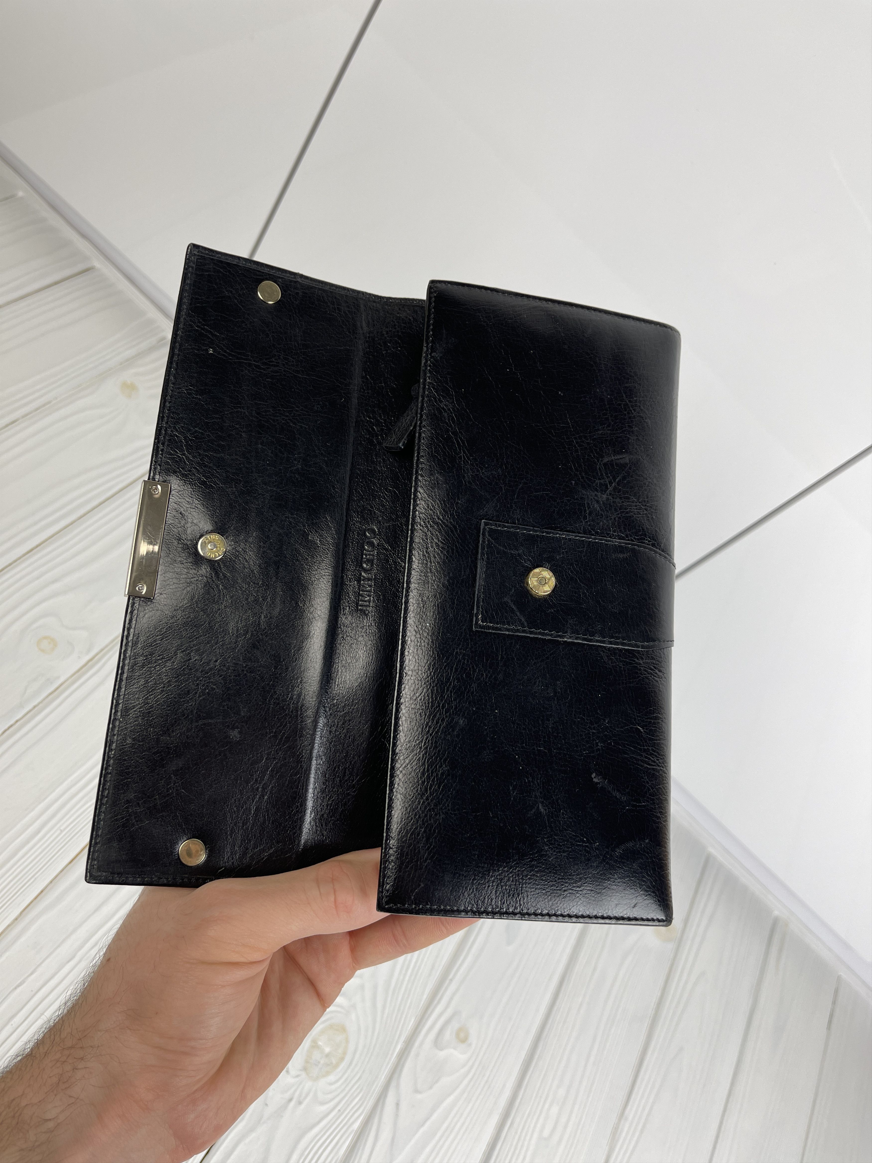 Jimmy Choo Jimmi Choo Leather Large Wallet Size ONE SIZE - 4 Thumbnail