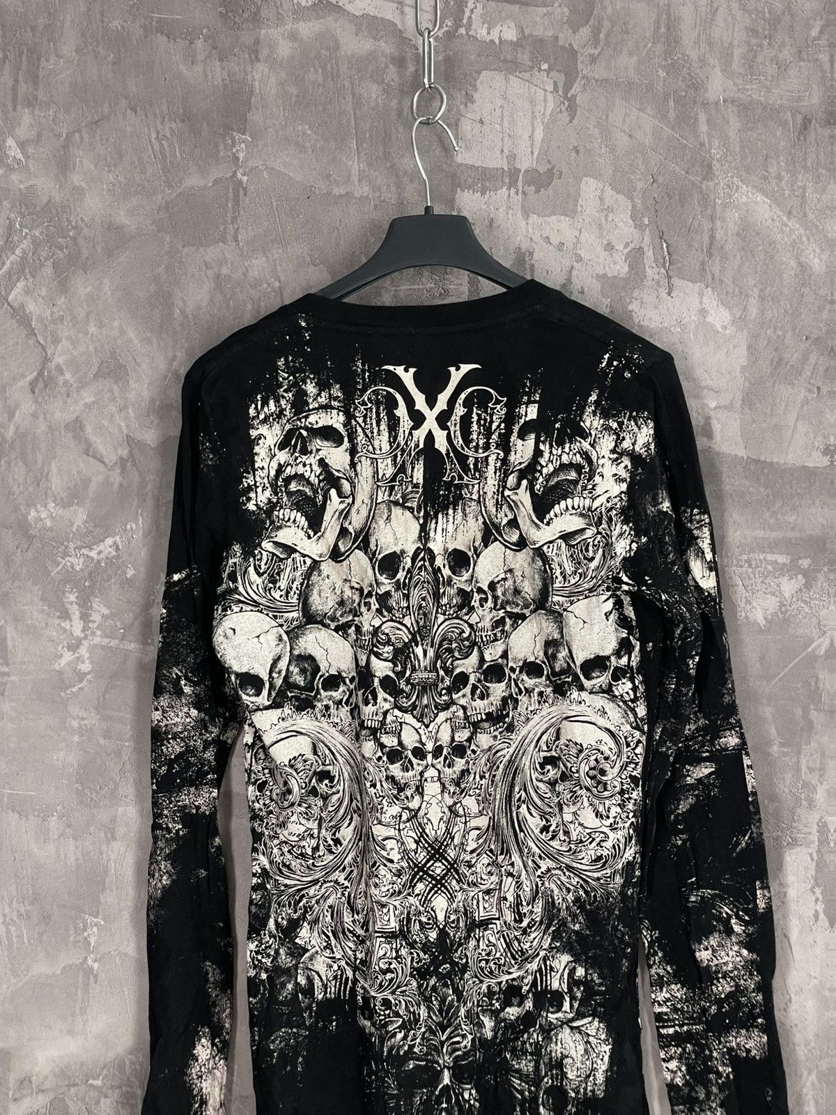 Vintage Vintage Affliction Style Skate Long Sleeve Y2K Hype Size M Size US M / EU 48-50 / 2 - 10 Thumbnail