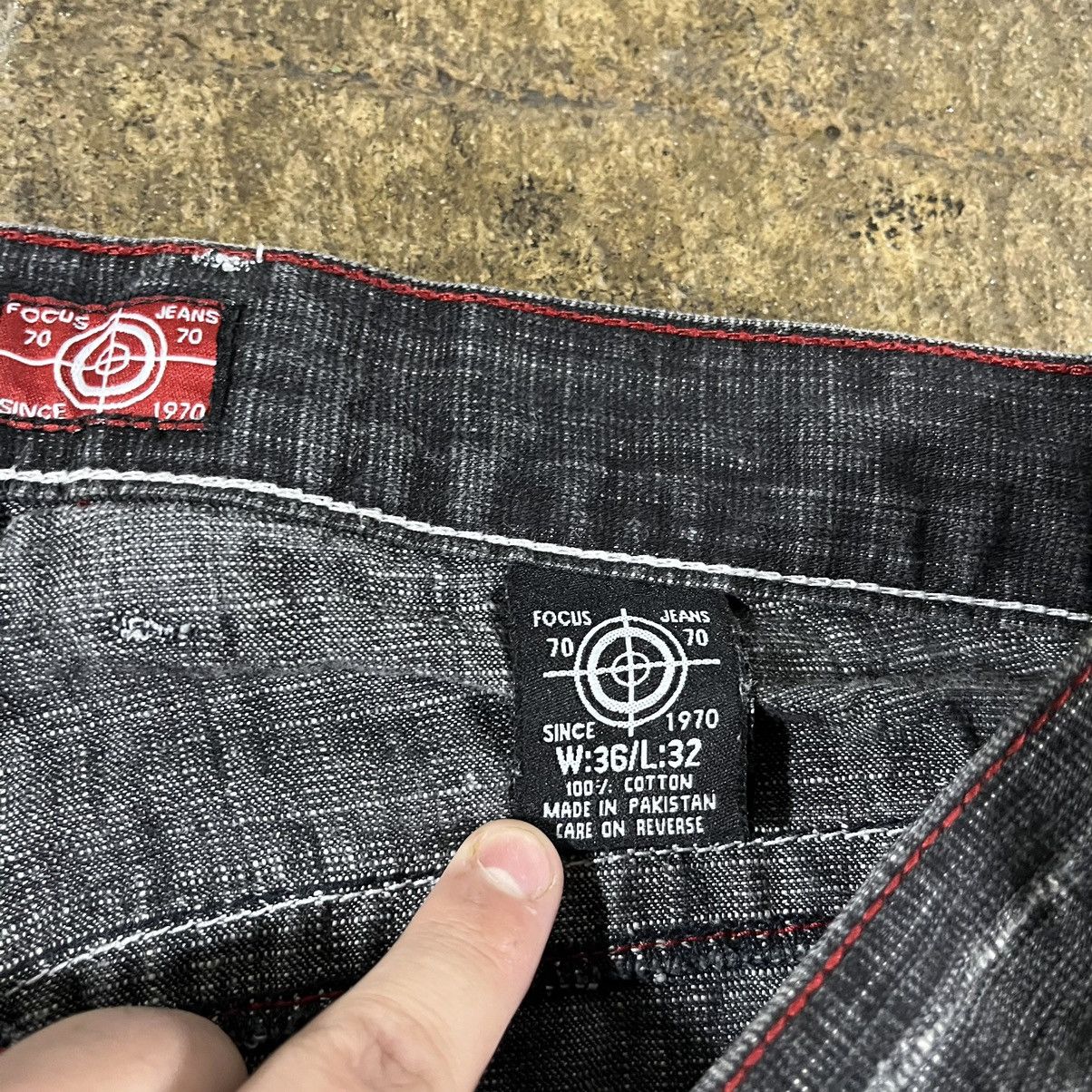 Affliction × JNCO × Vintage Crazy Vintage Y2K Baggy Jeans Embroidered Skater JNCO Style Size US 36 / EU 52 - 10 Thumbnail