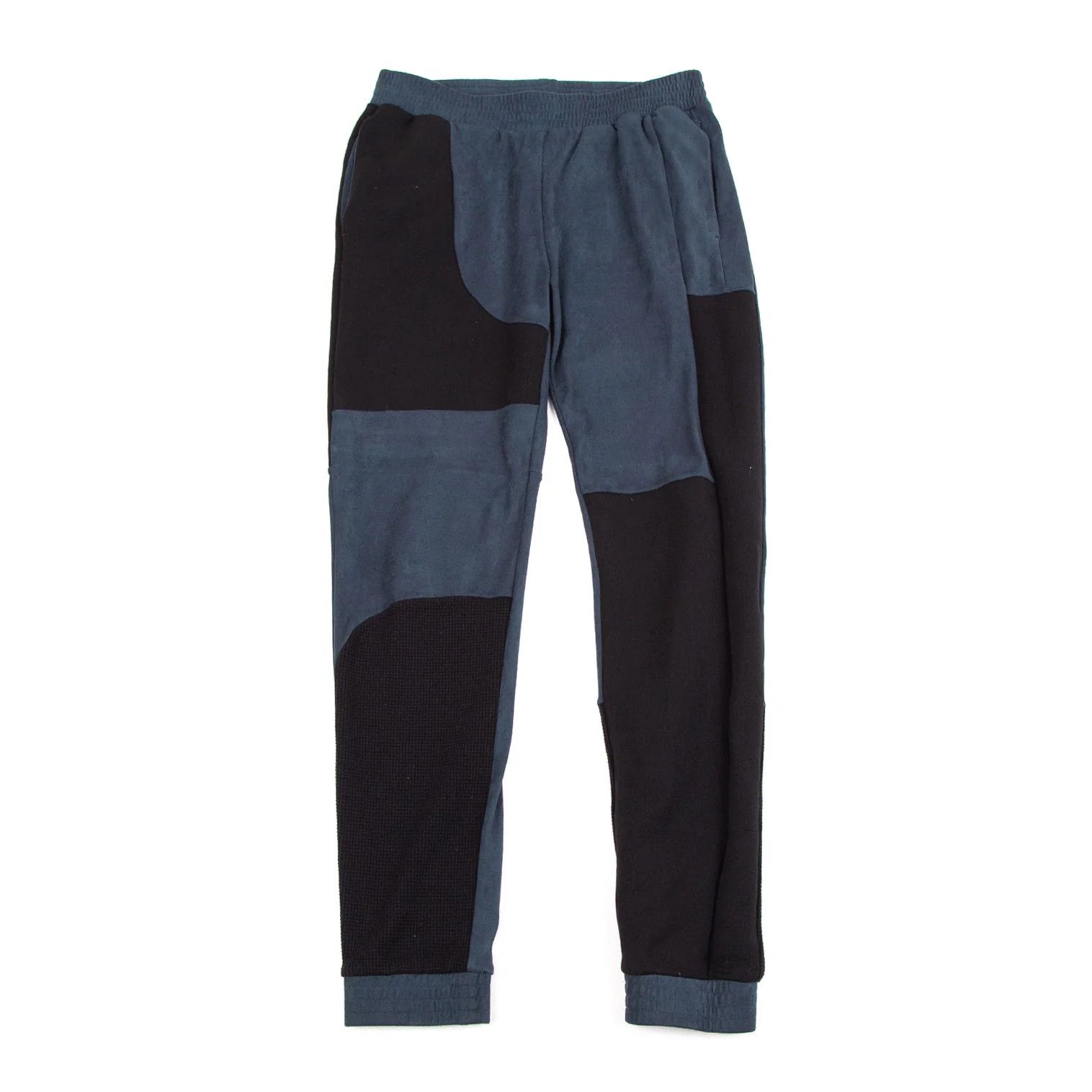 Maison Margiela Nylon Bicolor Ribbed Pants in Navy and Black, Size S Size US 30 / EU 46 - 1 Thumbnail
