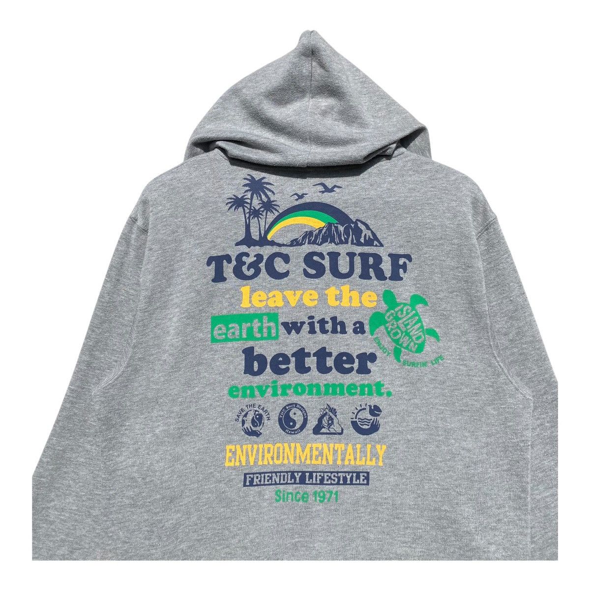 Other Vintage T&C Surf Design Hoodie Full Zip Pullover Jumper Size US M / EU 48-50 / 2 - 6 Thumbnail