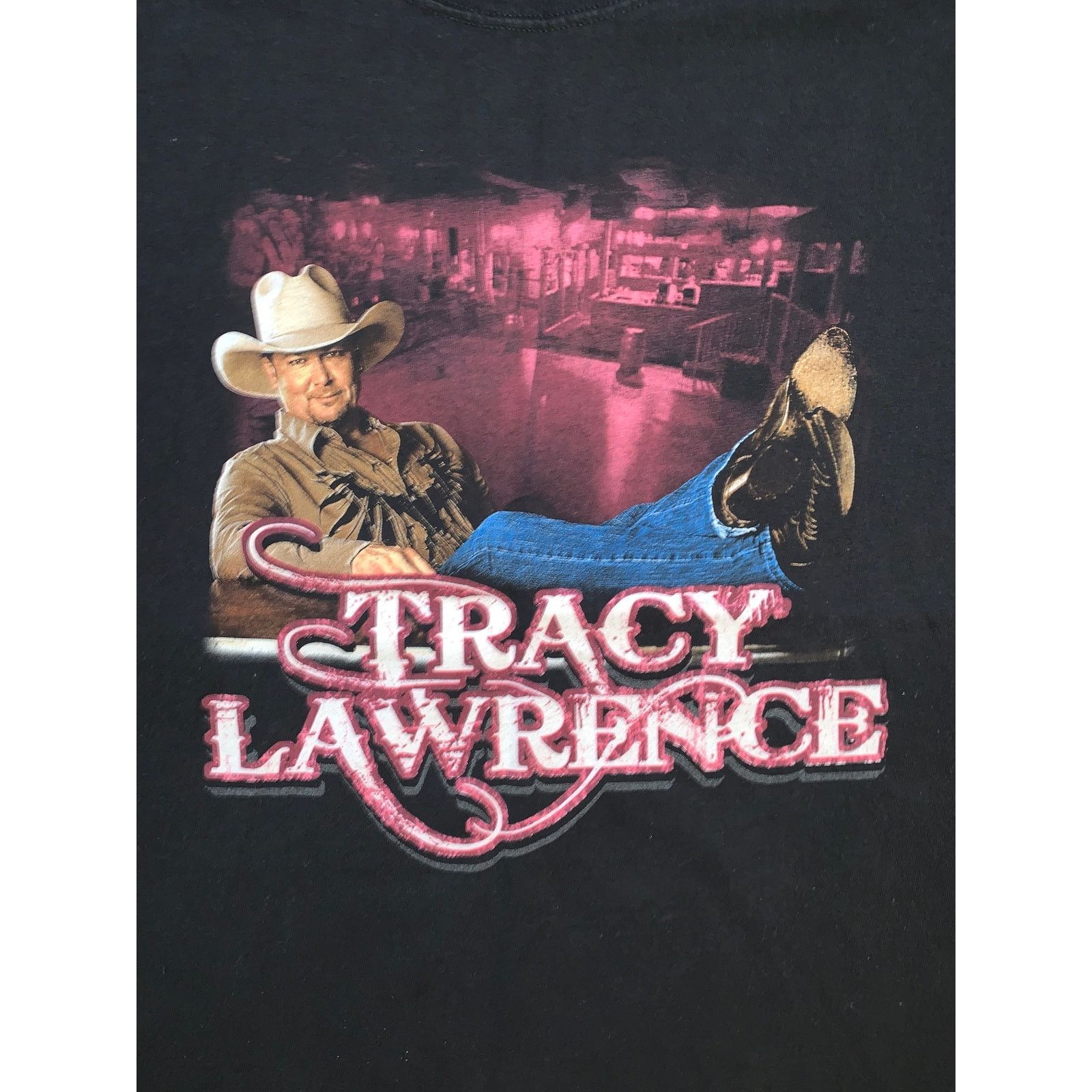 Anvil Tracy Lawrence Tour T Shirt XL Black Country Concert Tee Size US XL / EU 56 / 4 - 1 Thumbnail