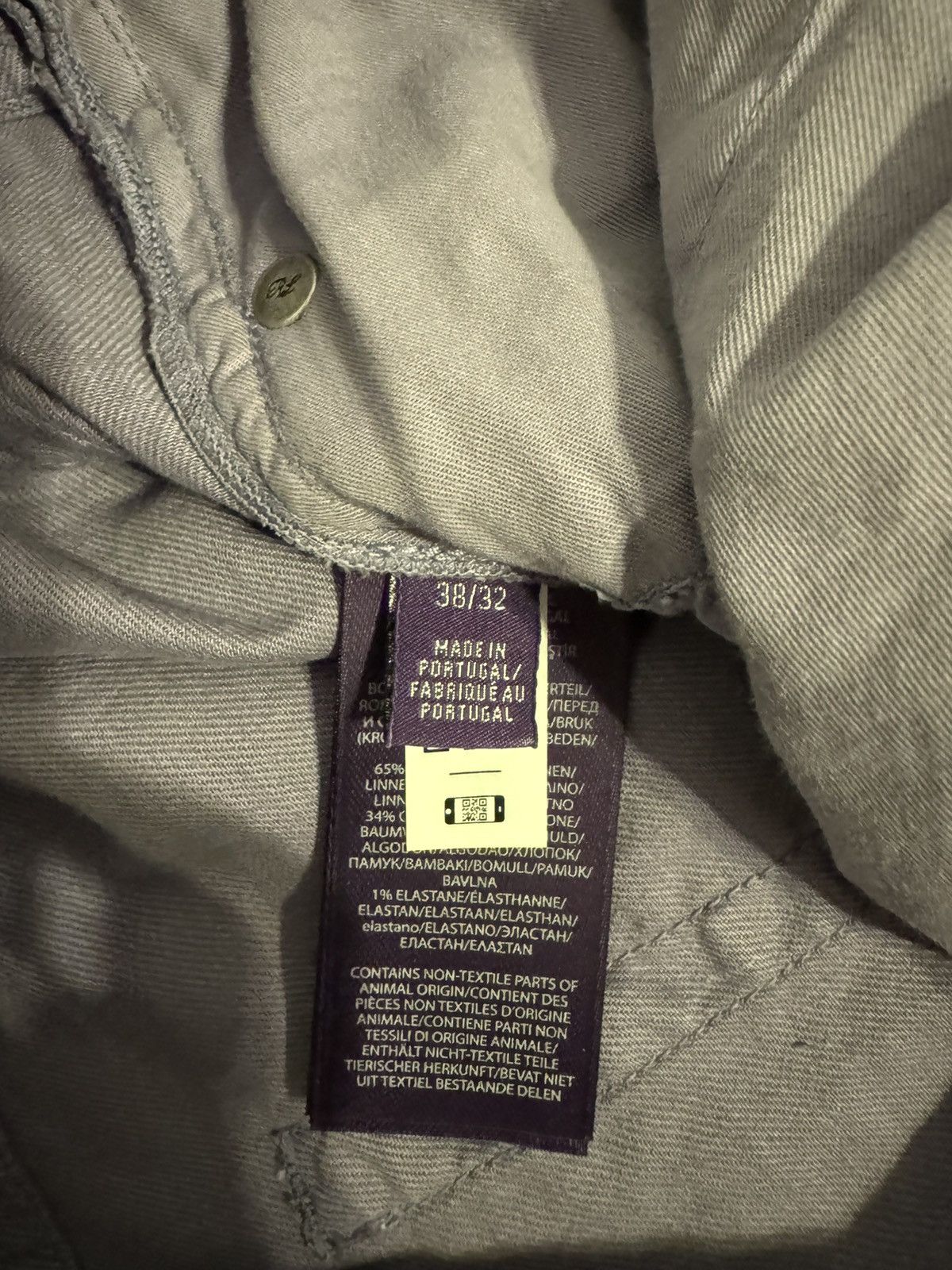 Ralph Lauren Purple Label Ralph Lauren Purple Label Purple/Pink Denim Trouser Size US 38 / EU 54 - 2 Thumbnail