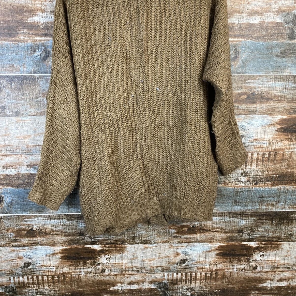Vintage DL Scalzi Vintage Brown Cardigan Knitwear #C1174 Size XL / US 12-14 / IT 48-50 - 14 Thumbnail