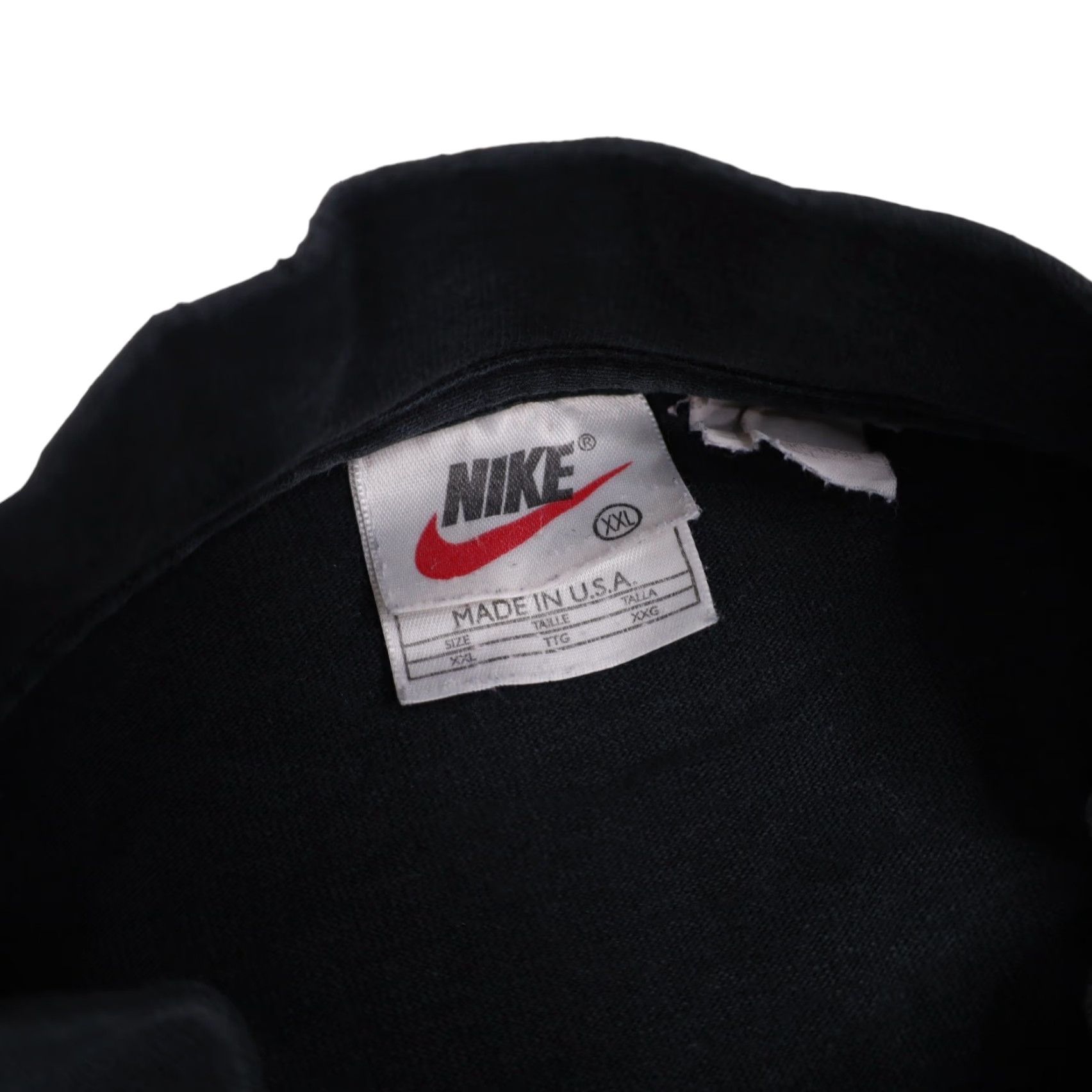 Nike VINTAGE Nike Mini Swoosh Mock Neck Shirt XXL Men Black 90s HPt? Size US XXL / EU 58 / 5 - 5 Thumbnail