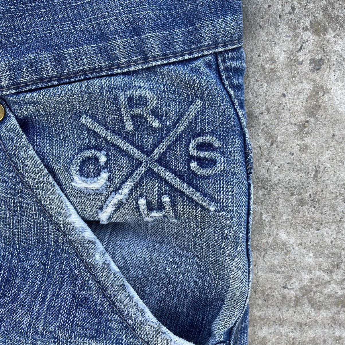 Vintage Vintage Jeans Cross Hatch Work Wear Y2K Style USA 90s Size US 32 / EU 48 - 9 Thumbnail