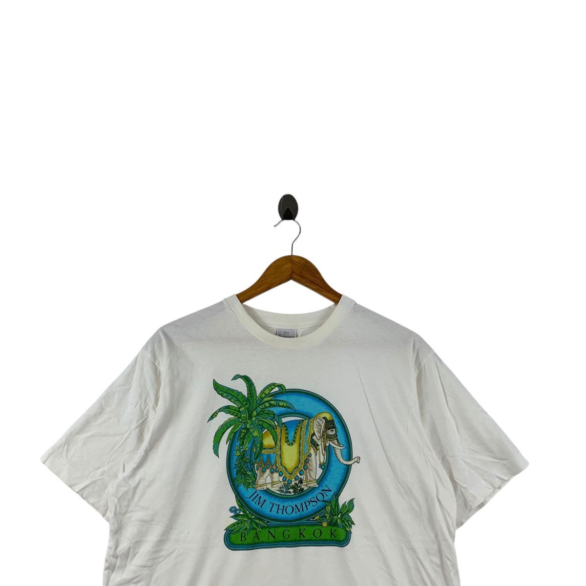 Jim Thompson Vintage JIM THOMPSON BANGKOK Batik Silk Tee Shirt Top Size M / US 6-8 / IT 42-44 - 2 Thumbnail