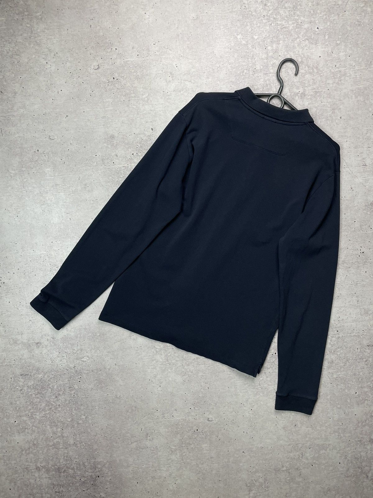 Diesel × Vintage Vintage Diesel Logo Black Longsleeve Polo Shirt Size US XL / EU 56 / 4 - 7 Thumbnail