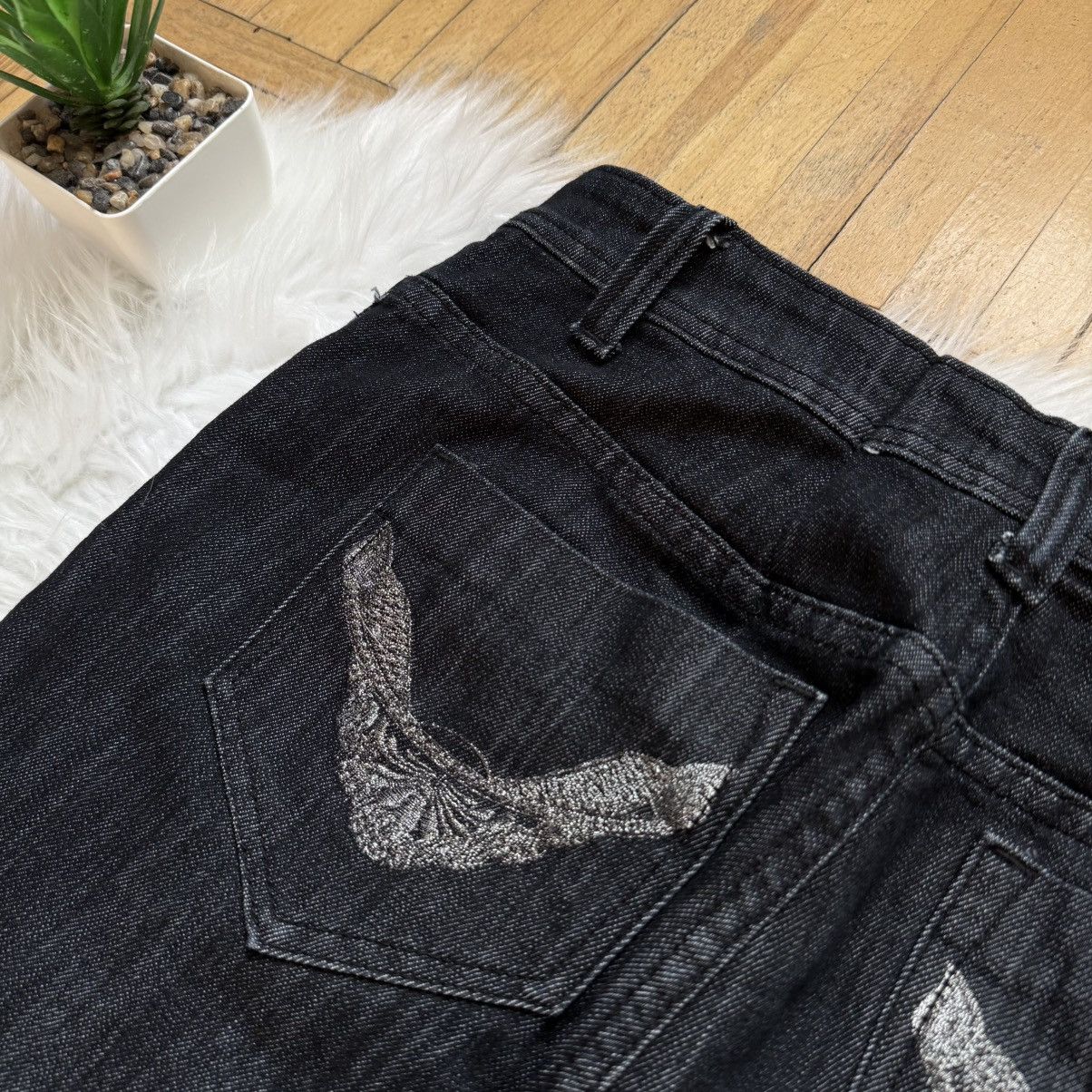 If Six Was Nine 📌 Vintage Y2K FEN Relaxed Crazy LGB style Jeans Size 30" / US 8 / IT 44 - 5 Thumbnail