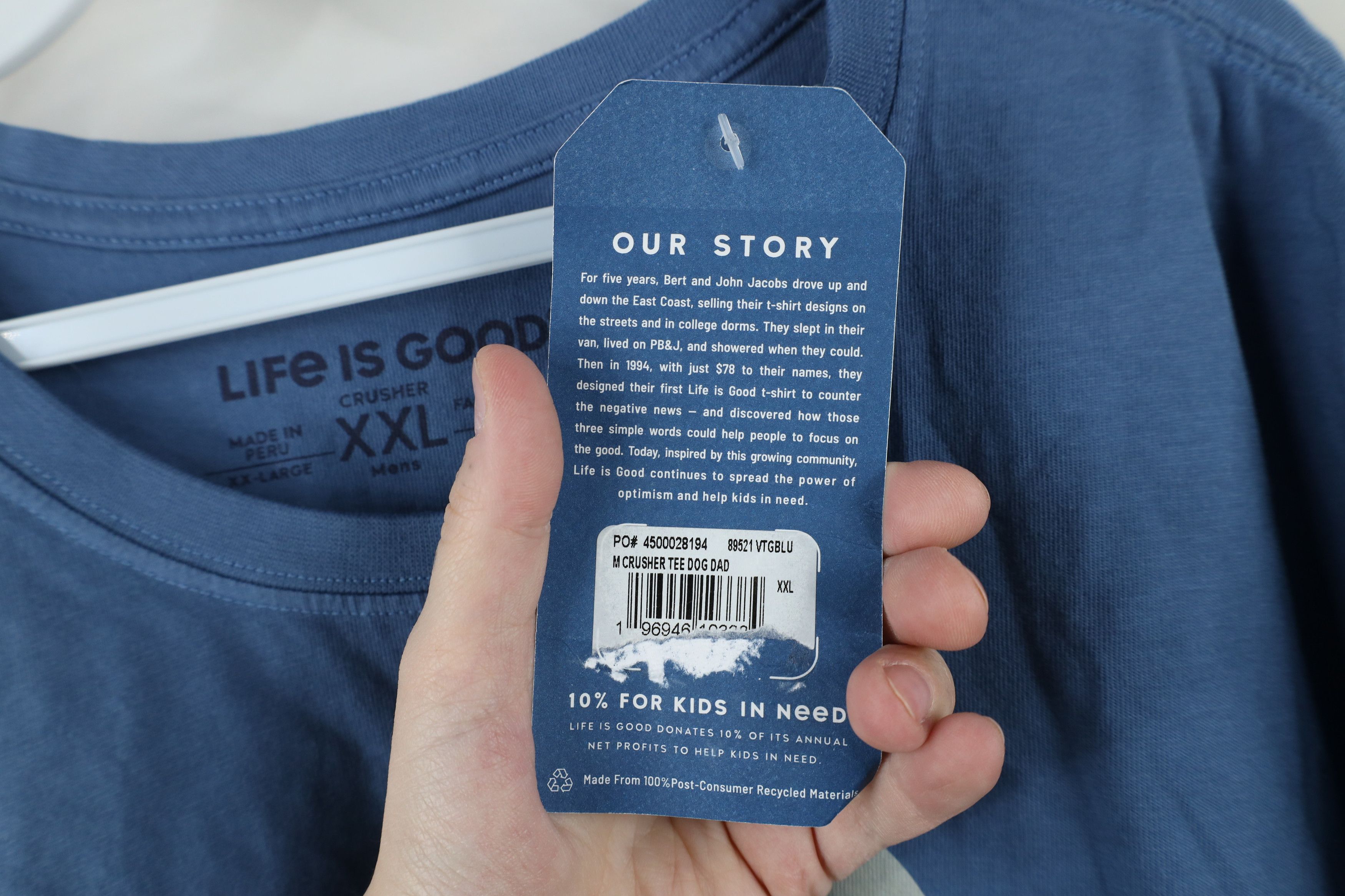 Life is Good × Vintage New Life Is Good Out Crusher Dog Dad Short Sleeve T-Shirt Size US XXL / EU 58 / 5 - 5 Thumbnail