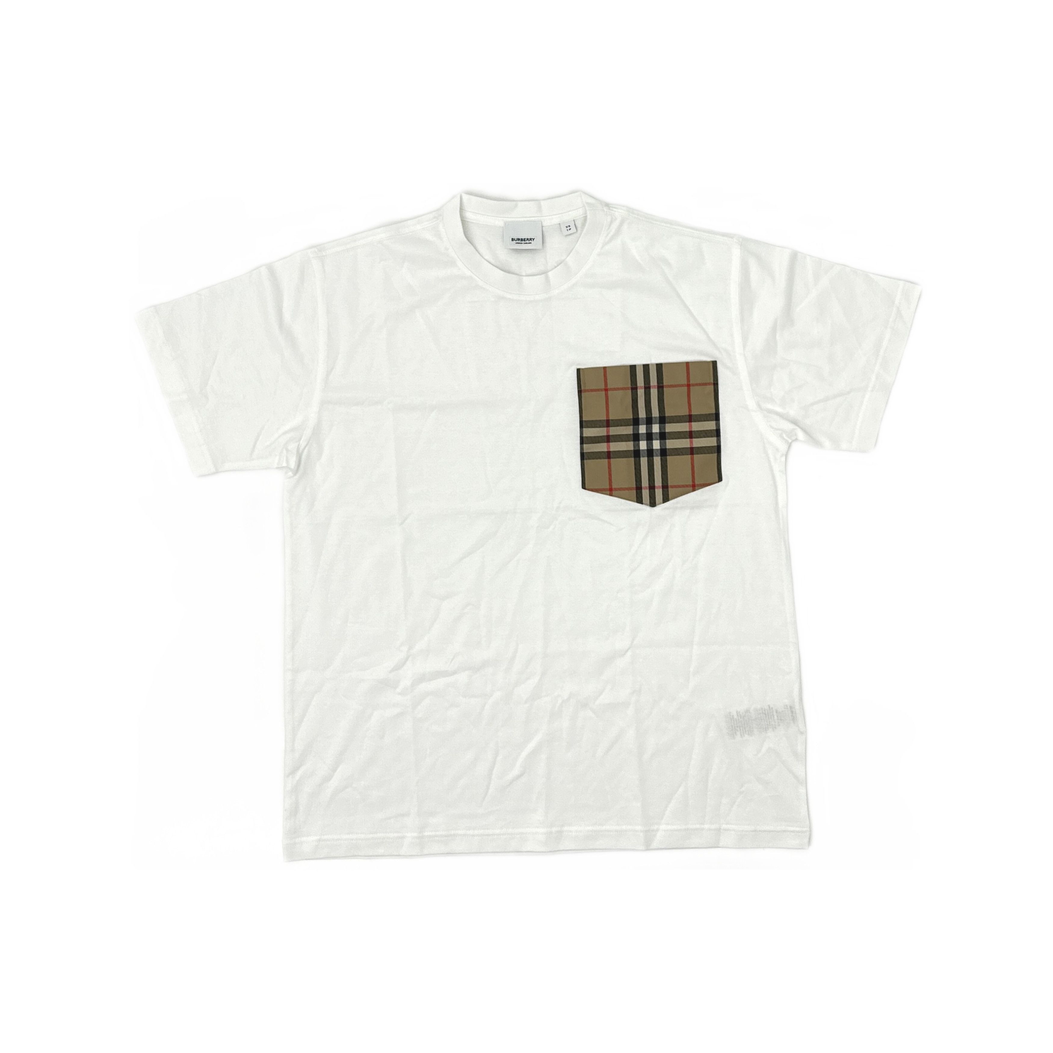 Burberry Burberry Check Pocket T-Shirt Size XS Size XS / US 0-2 / IT 36-38 - 1 Thumbnail