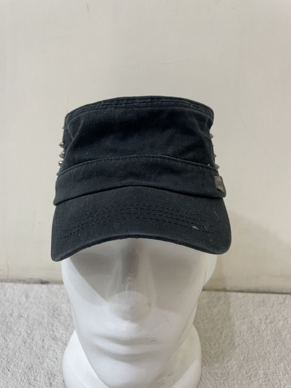Japanese Brand 2000s Hat Japan Studed Cadet Y2K Size ONE SIZE - 3 Thumbnail