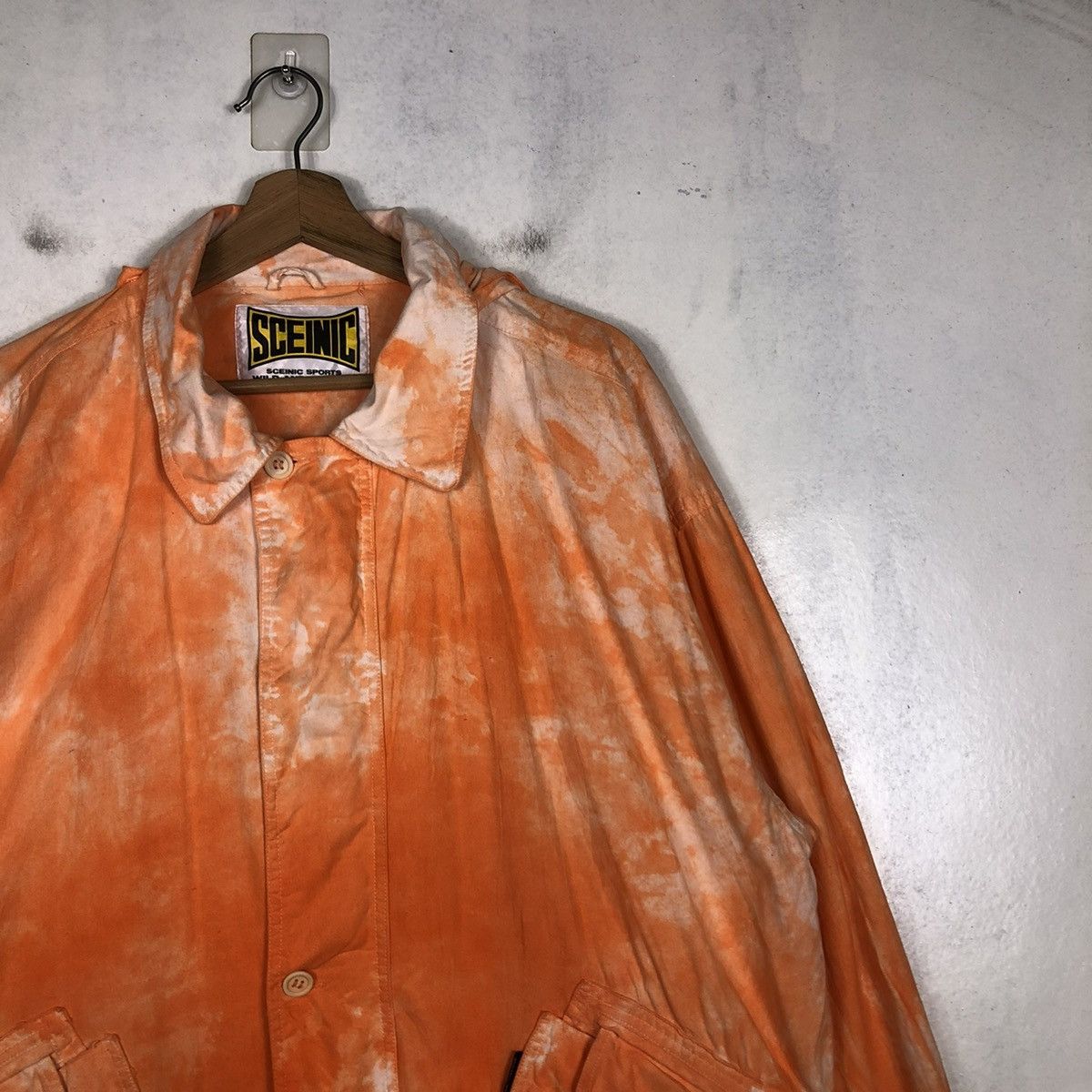 Japanese Brand 📌VINTAGE ACID WASH HUNTING JACKET SCEINIC WILD ISSEY MIYAKE Size US L / EU 52-54 / 3 - 7 Thumbnail