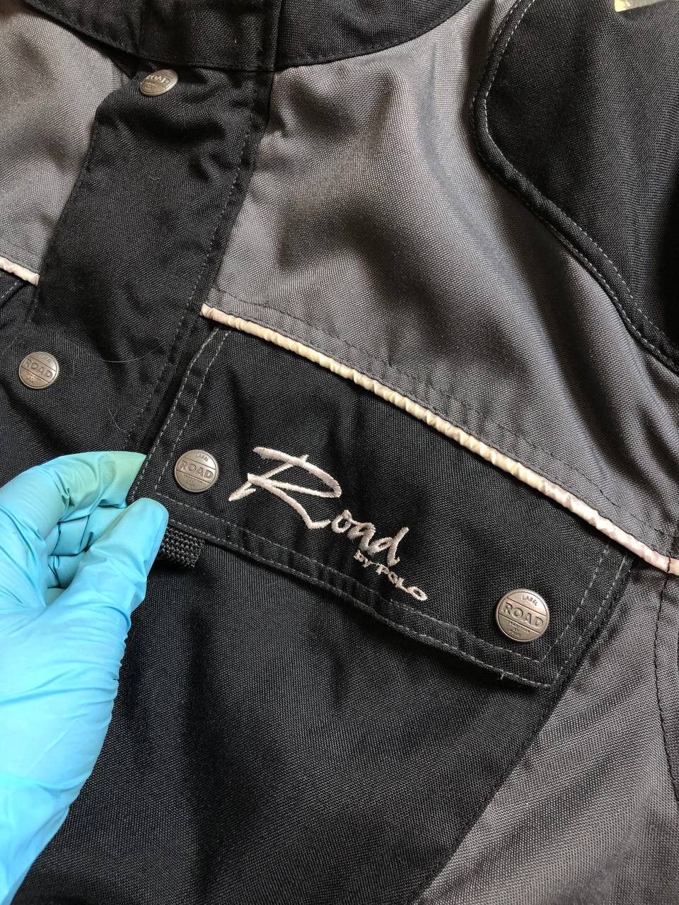Vintage Motorcycle Racing Jacket Mens Black Full Zip Size US L / EU 52-54 / 3 - 14 Thumbnail