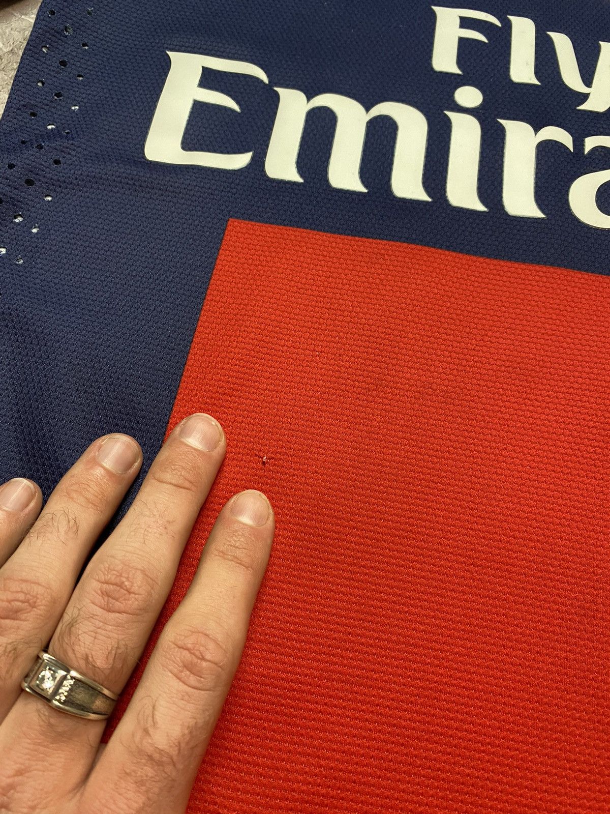 Nike Paris Saint - Germain x Cavani Match Issued Size US S / EU 44-46 / 1 - 5 Thumbnail