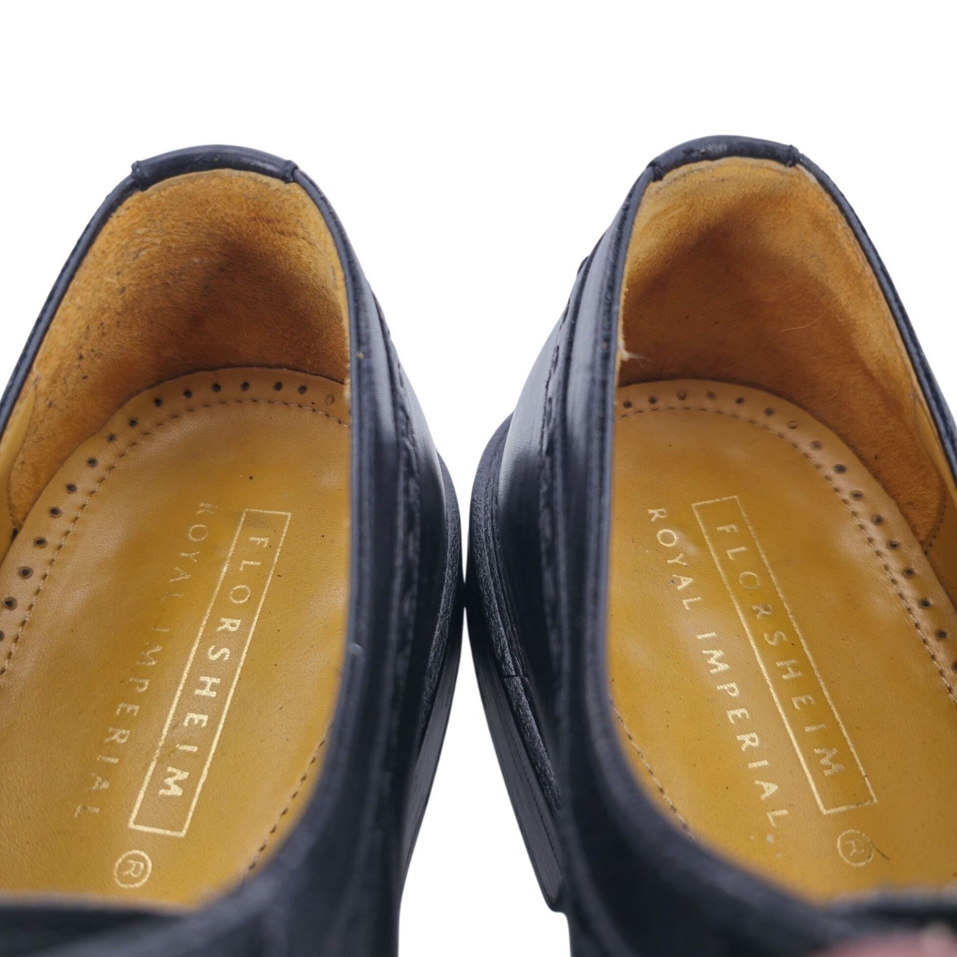 Florsheim Florsheim Royal Imperial Black Leather Dress Shoe Mens 8W Size US 8 / EU 41 - 9 Thumbnail