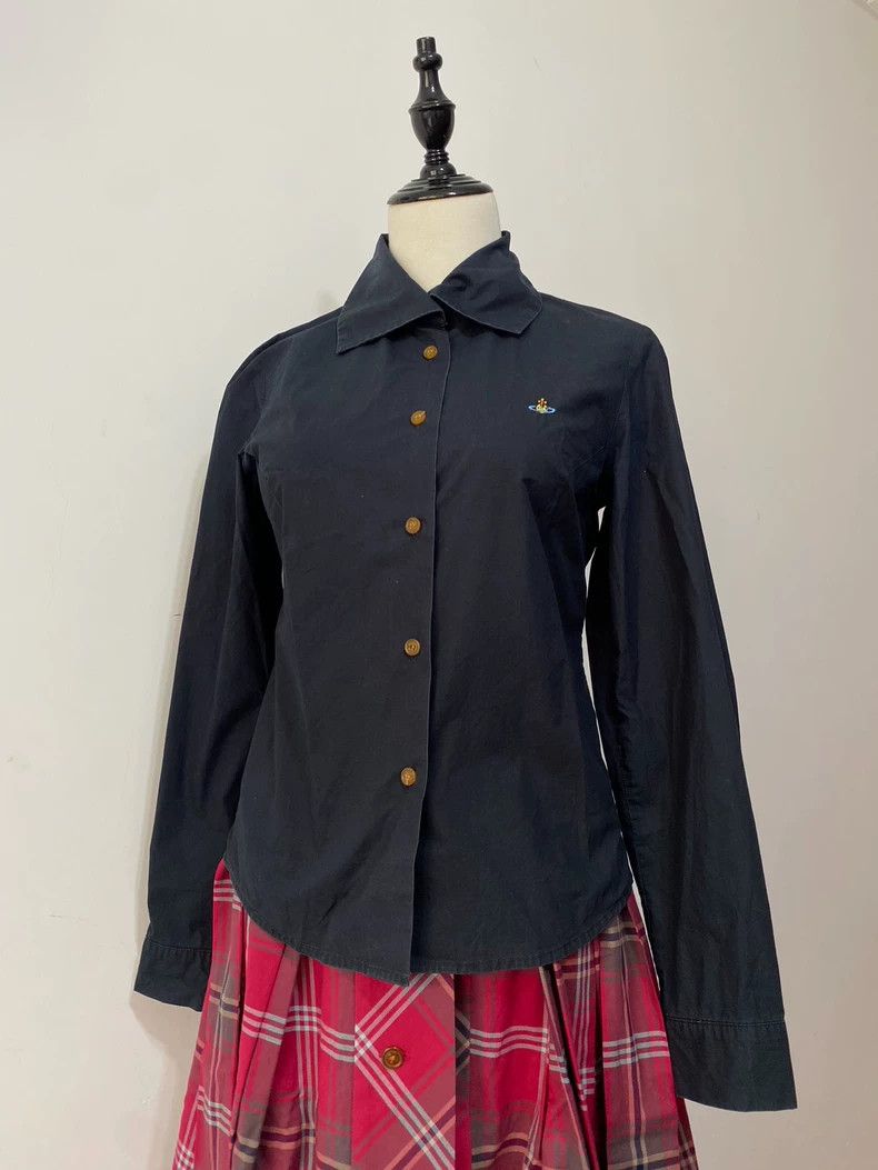 Vivienne Westwood Vivienne Westwood size1 Black and white striped shirt Size M / US 6-8 / IT 42-44 - 1 Thumbnail