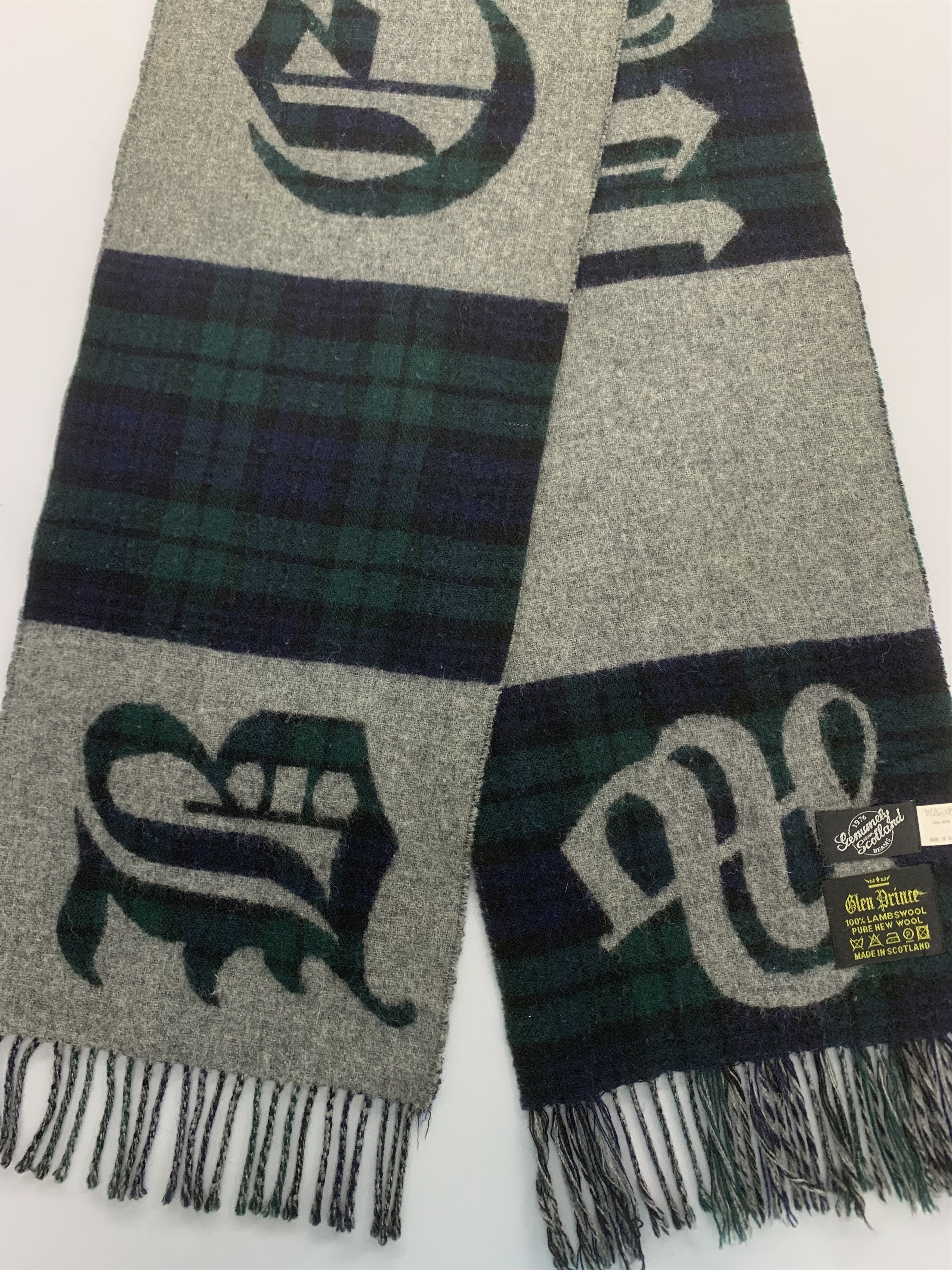 Vintage Glen Prince Scarf Wool Muffler Neck Wrap BL3025 Size ONE SIZE - 3 Thumbnail