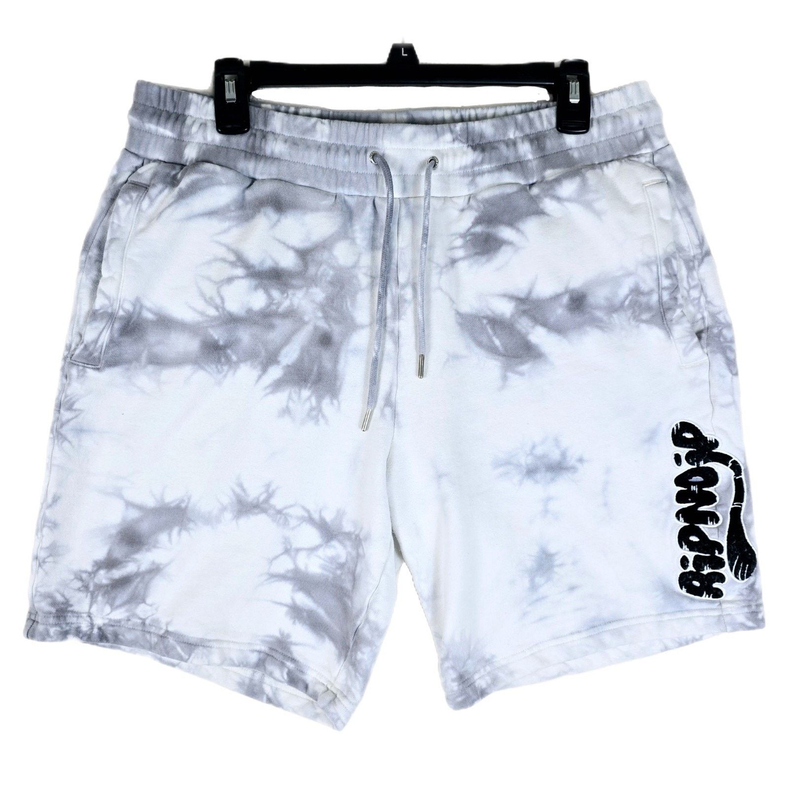 RIPNDIP RIPNDIP Mens Tie Dye Sweat Shorts Size Large Drawstring Cat Size US 33 - 1 Thumbnail