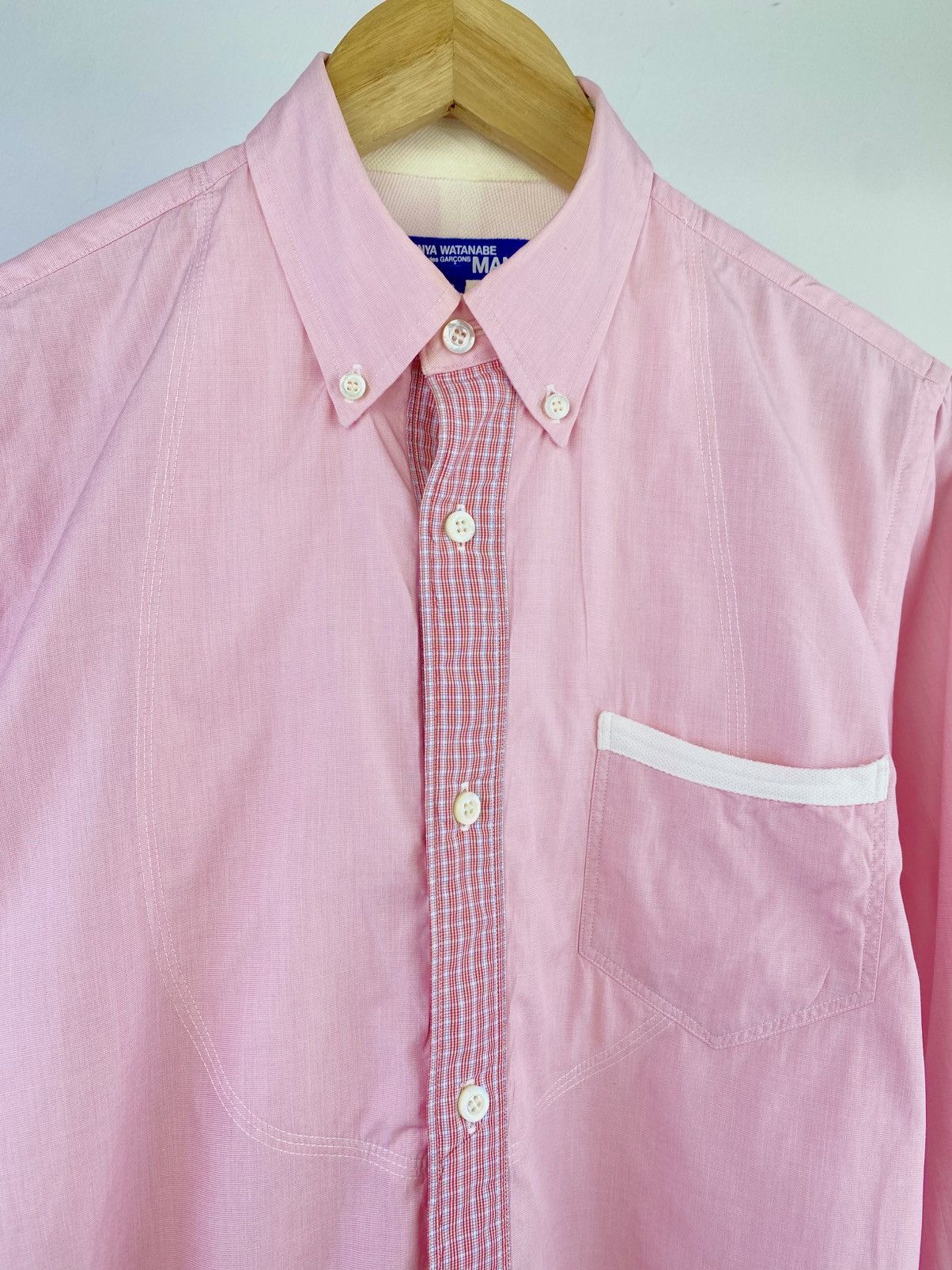 Junya Watanabe AD2012 CDG by Junya Watanabe Man Button Down Shirt Size US S / EU 44-46 / 1 - 2 Thumbnail