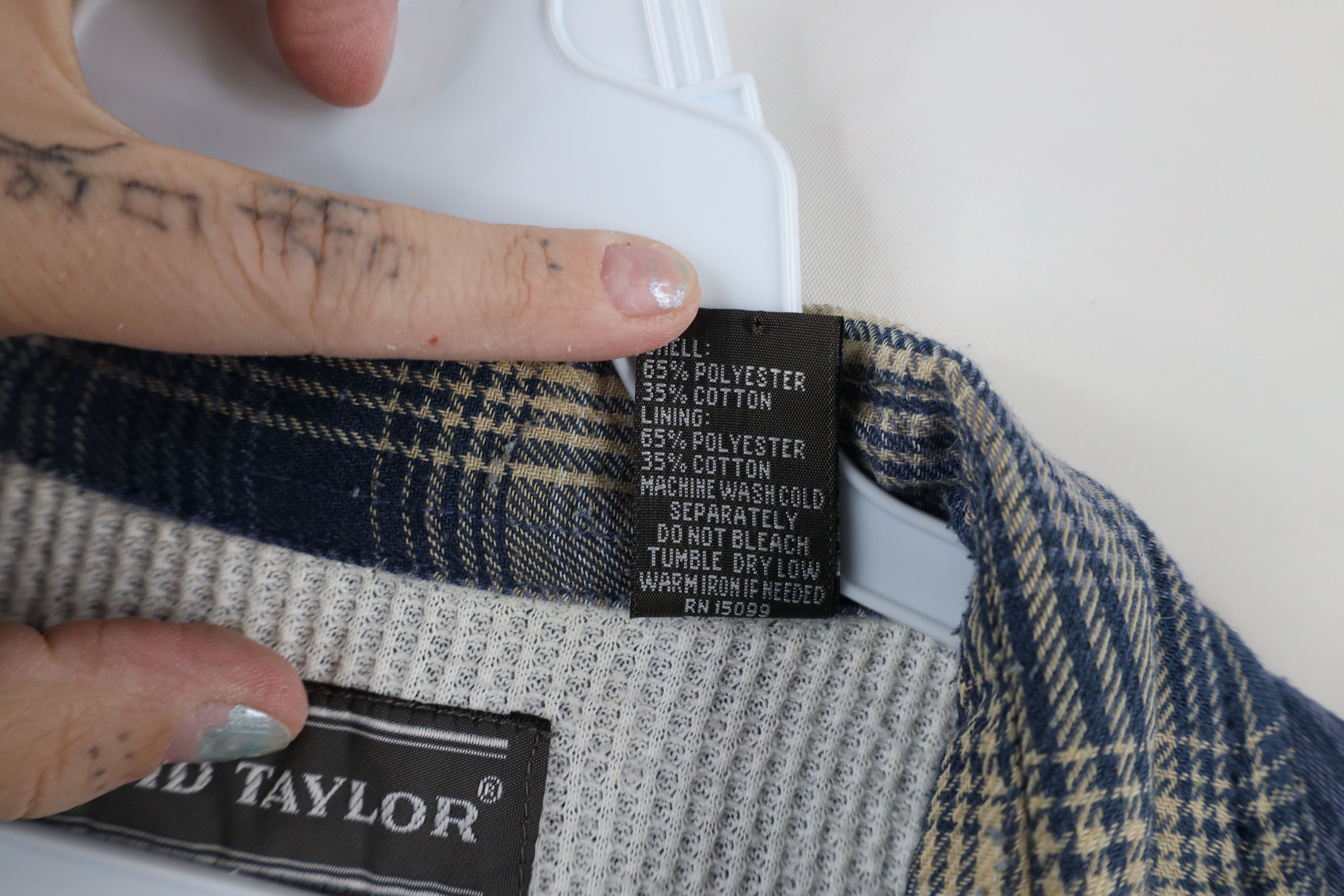 Vintage Vintage 90s Streetwear Thermal Lined Flannel Shirt Jacket Size US XL / EU 56 / 4 - 8 Thumbnail