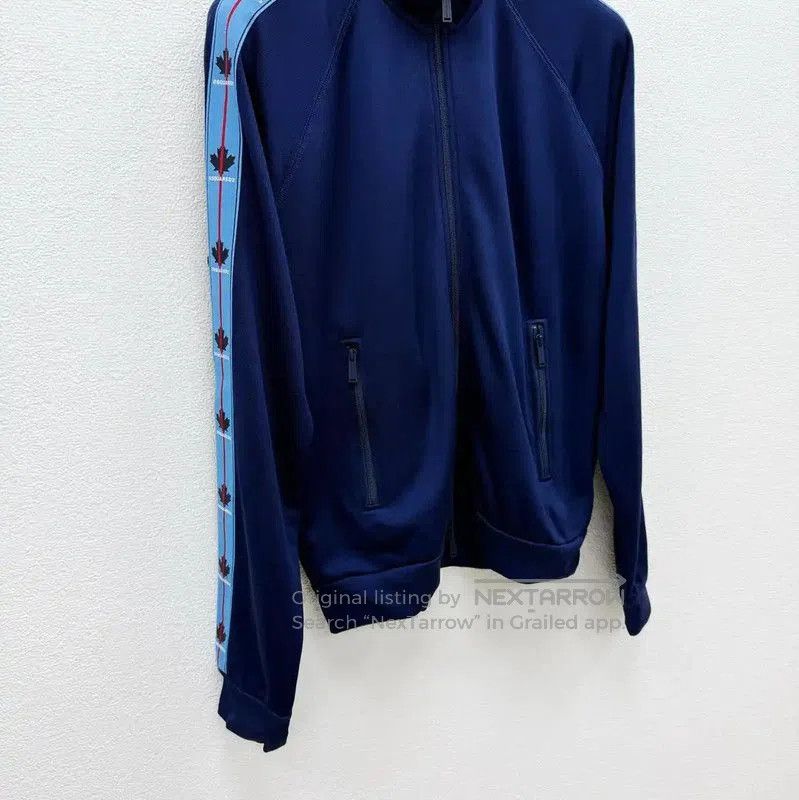 Dsquared2 DSQUARED2 Blue Zip-Up Long Sleeve Jacket . Size US XL / EU 56 / 4 - 2 Thumbnail