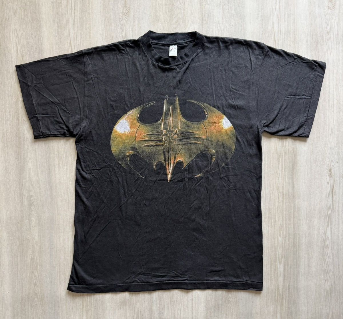 Vintage Vintage 1995 Batman Forever Promo Shirt Sz L Size US L / EU 52-54 / 3 - 1 Thumbnail