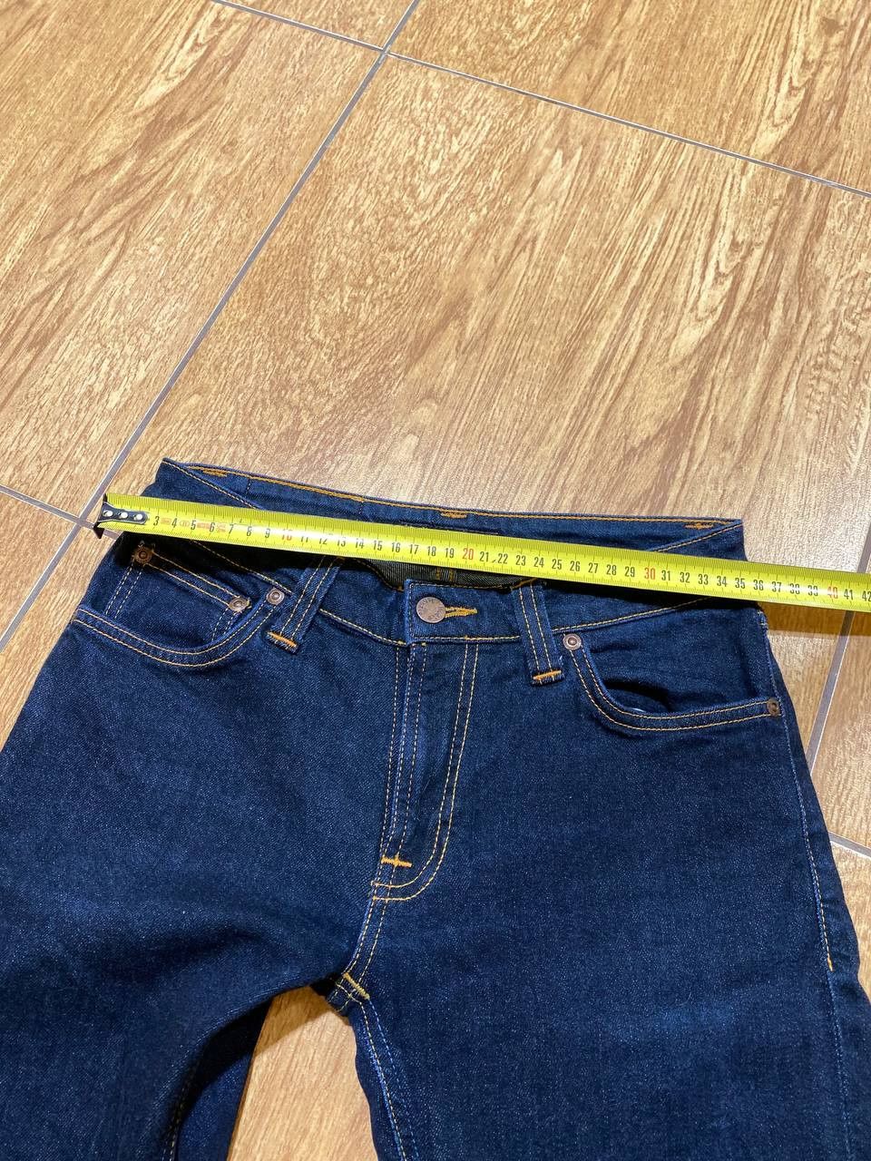Nudie Jeans NUDIE JEANS SKINNY LIN Dry deep orange Dark blue JEANS Size US 28 / EU 44 - 12 Thumbnail