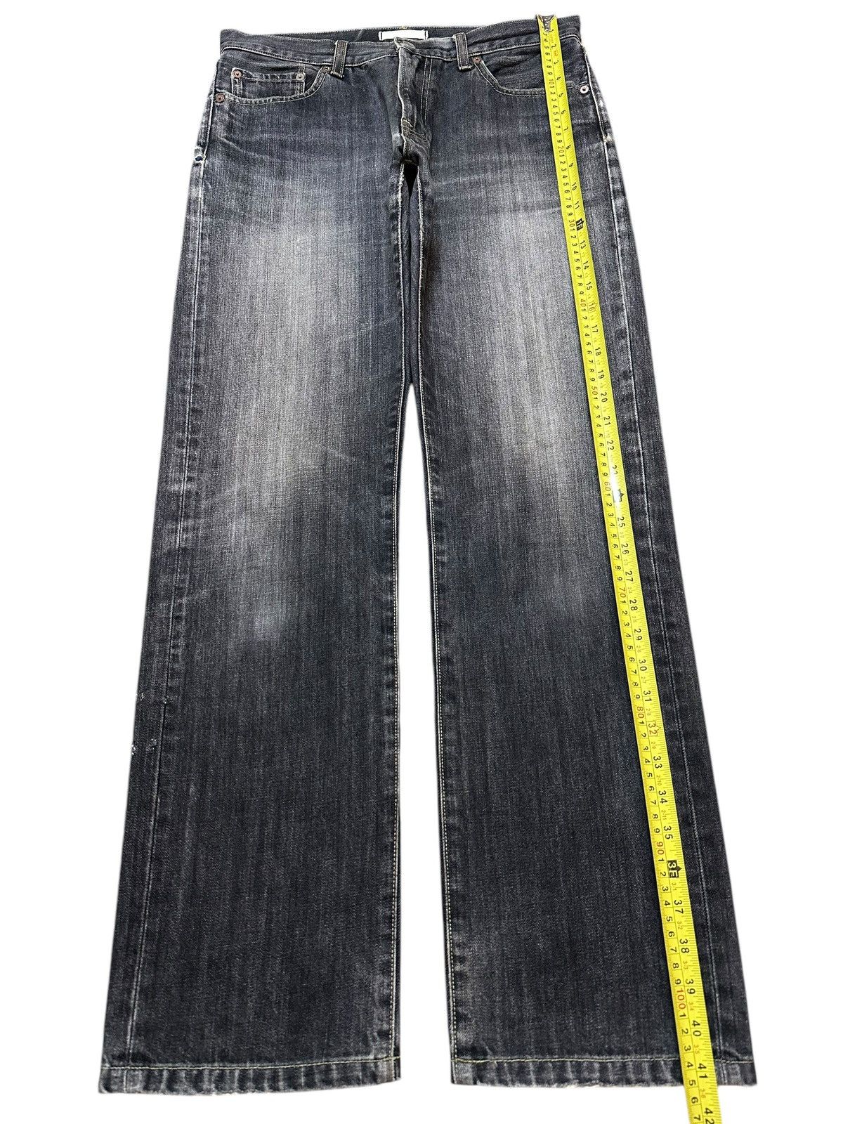 Vintage Japanese Uniqlo Faded Wash Style Baggy Jeans