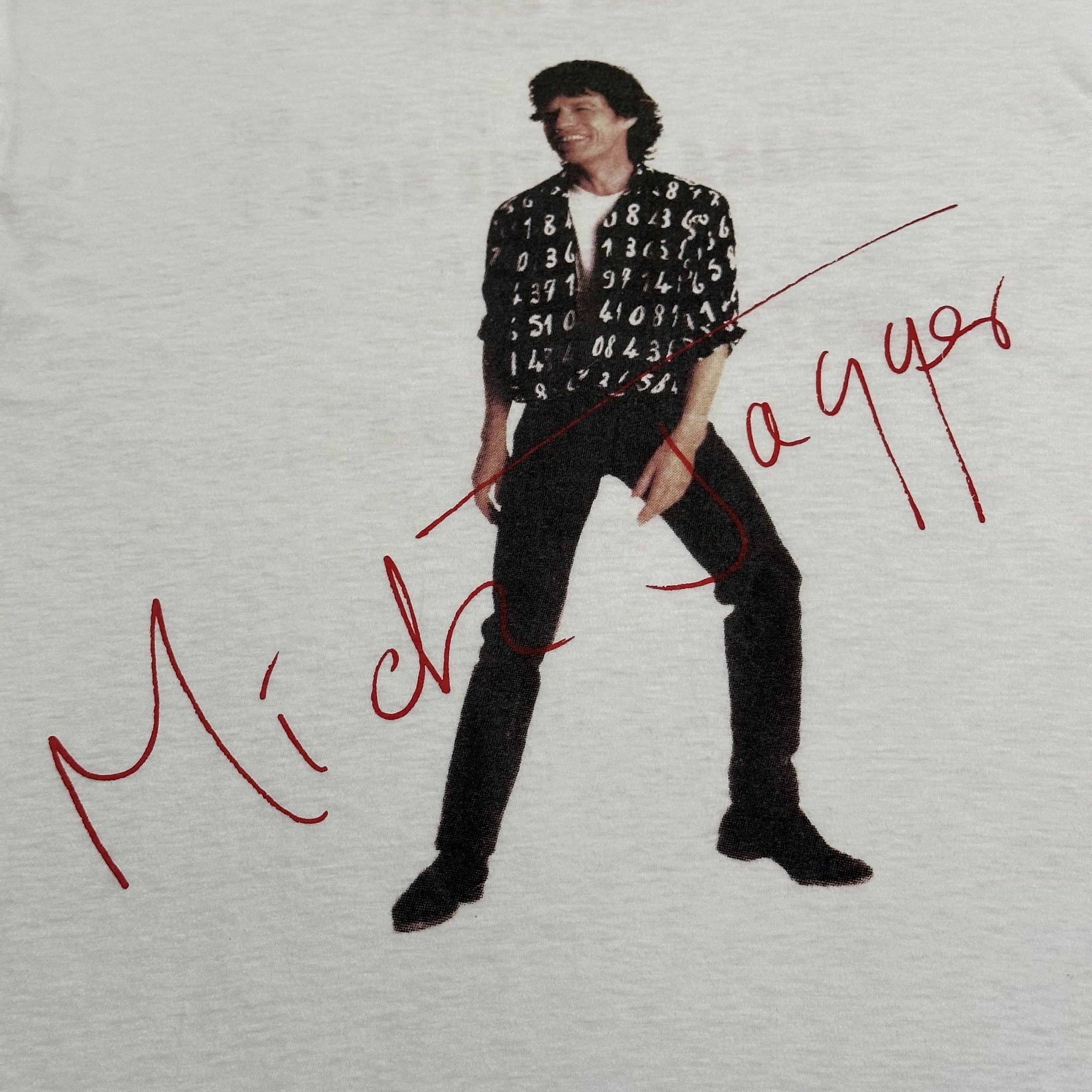The Rolling Stones Vintage Mick Jagger 1988 Tour Tee Size US M / EU 48-50 / 2 - 2 Thumbnail