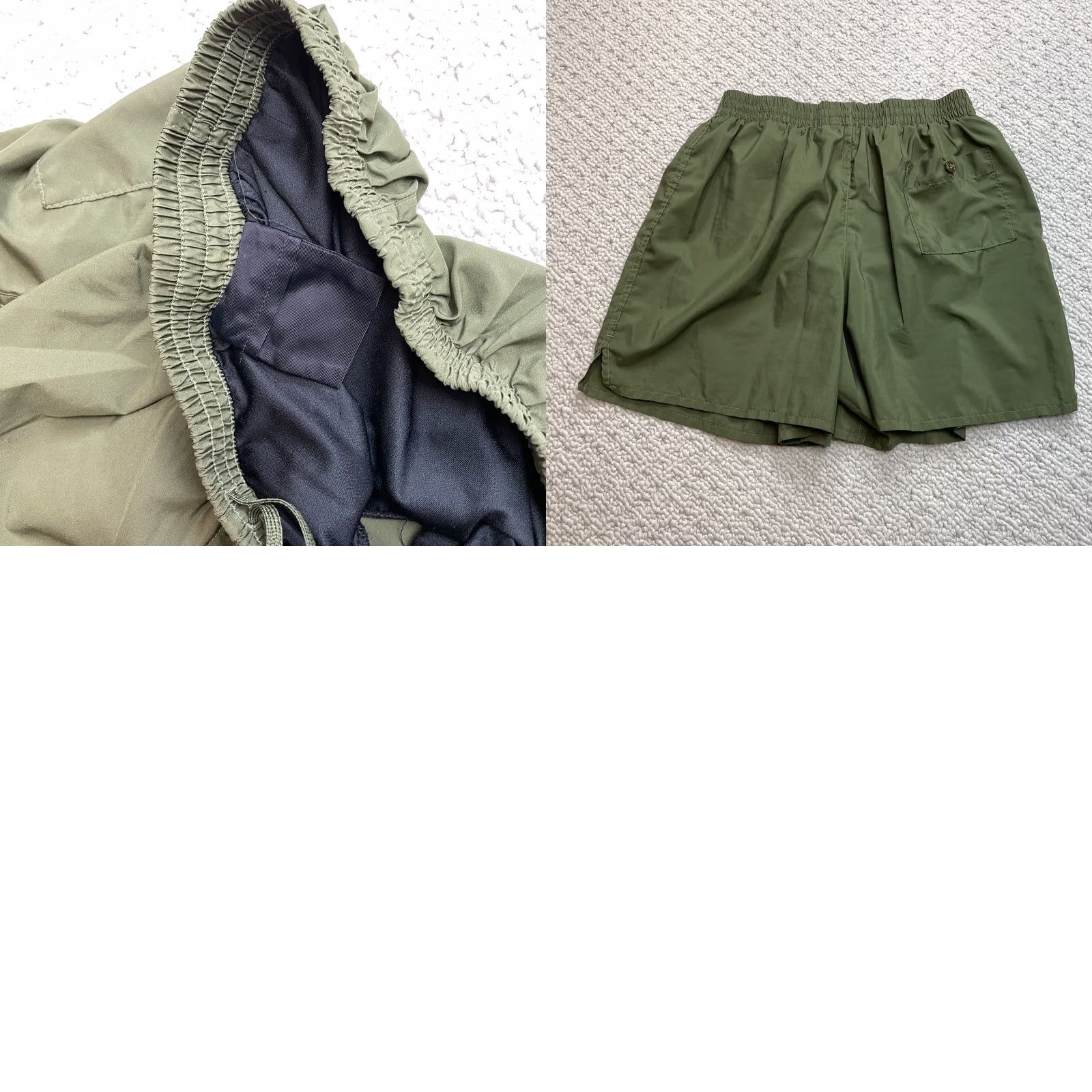 Vintage Unbranded Athletic Shorts Womens 26x5 Green Stretch Lightweight Elastic Waist Shirt? Size 26" / US 2 / IT 38 - 8 Thumbnail