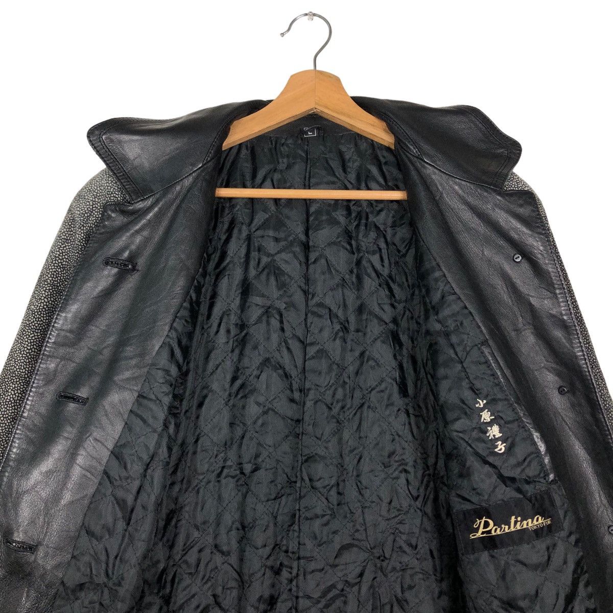 Japanese Brand 🔥Vintage Long Leather Jacket Partina Tokyo Fur Issey Miyake Size US L / EU 52-54 / 3 - 14 Thumbnail