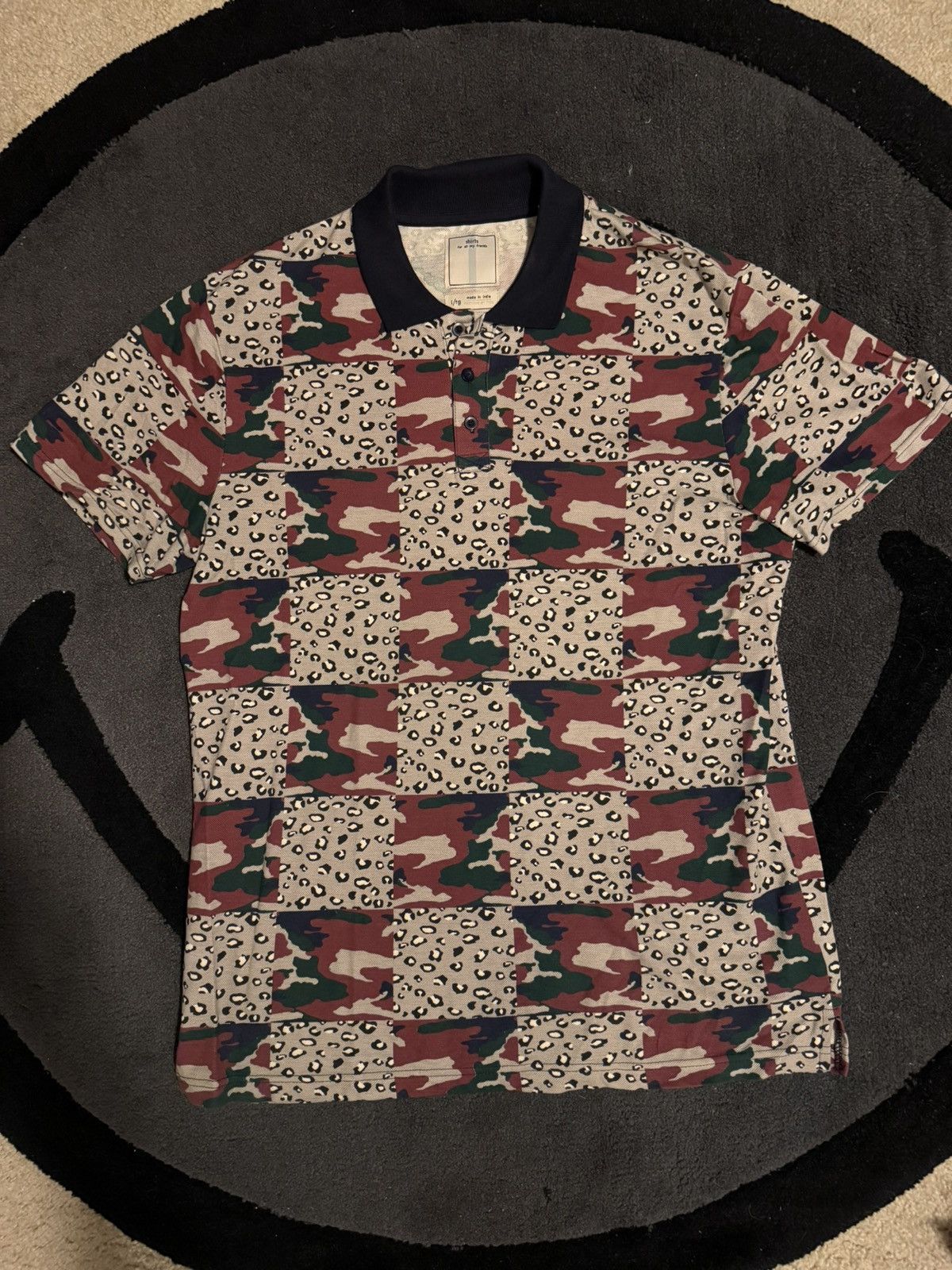 Urban Outfitters Polo Shirt Vintage Pattern