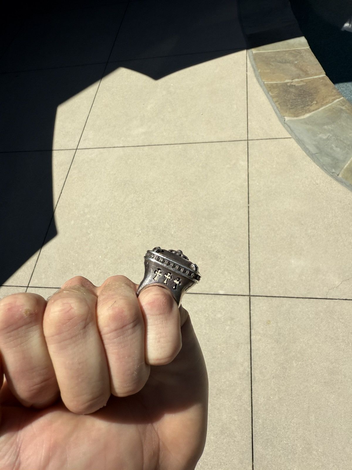Chrome Hearts Massive Chrome Hearts .925 Cock and Tail Pimp Pinky Ring Size ONE SIZE - 18 Thumbnail