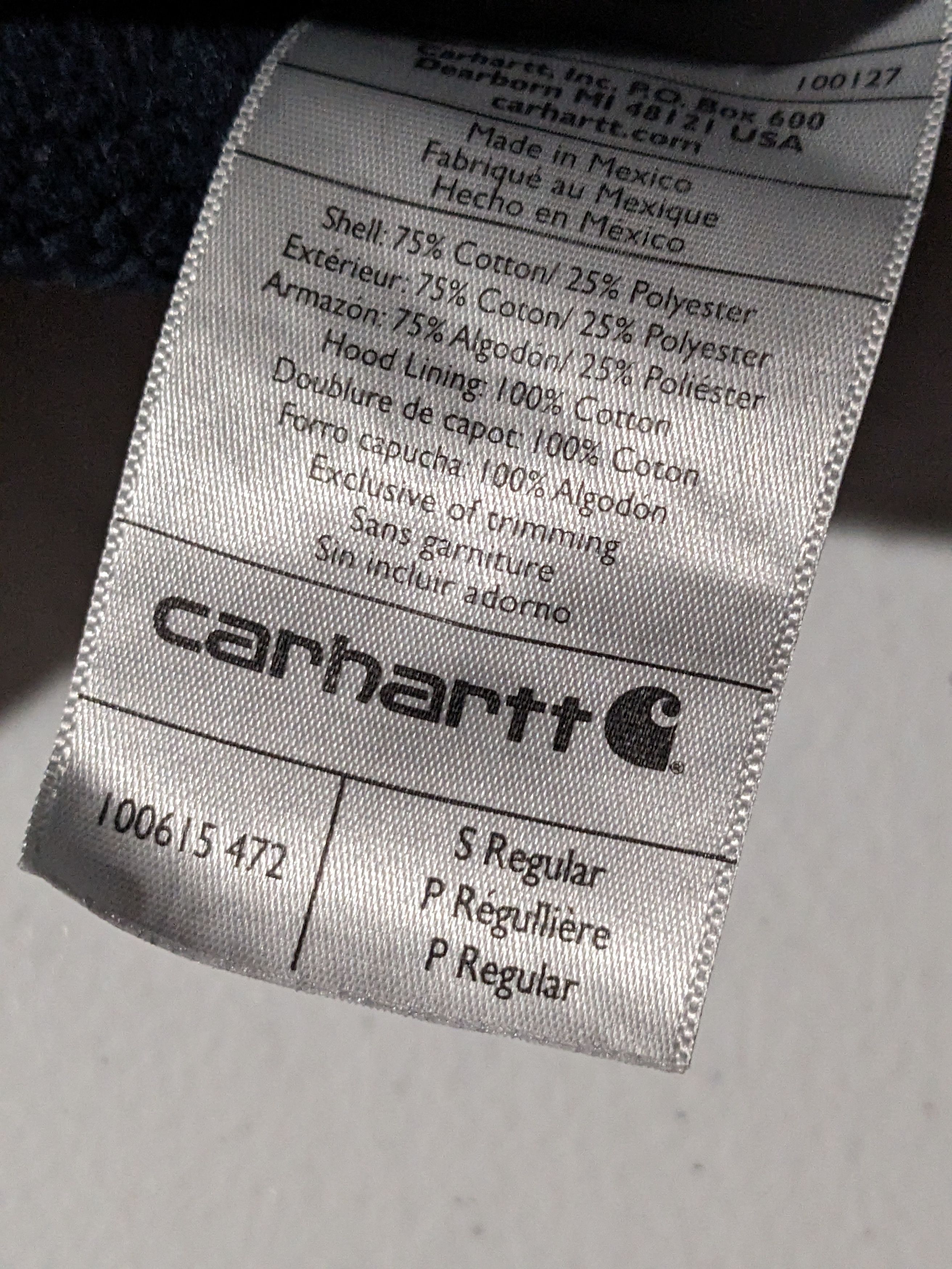 Carhartt × Designer Carhartt Blue Small Rain Defender Heavyweight Hoodie Size US S / EU 44-46 / 1 - 7 Thumbnail