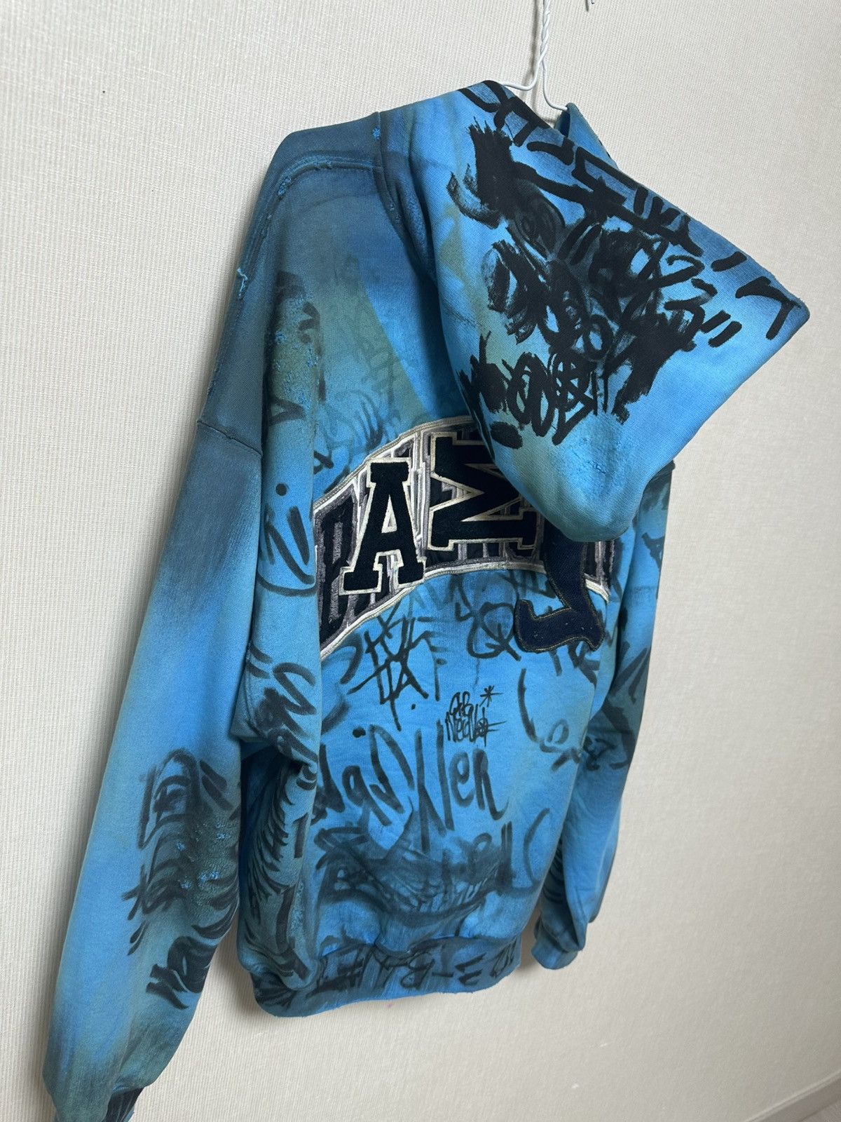 Balenciaga Balenciaga Skater Hoodie Blue Size US XS / EU 42 / 0 - 5 Thumbnail