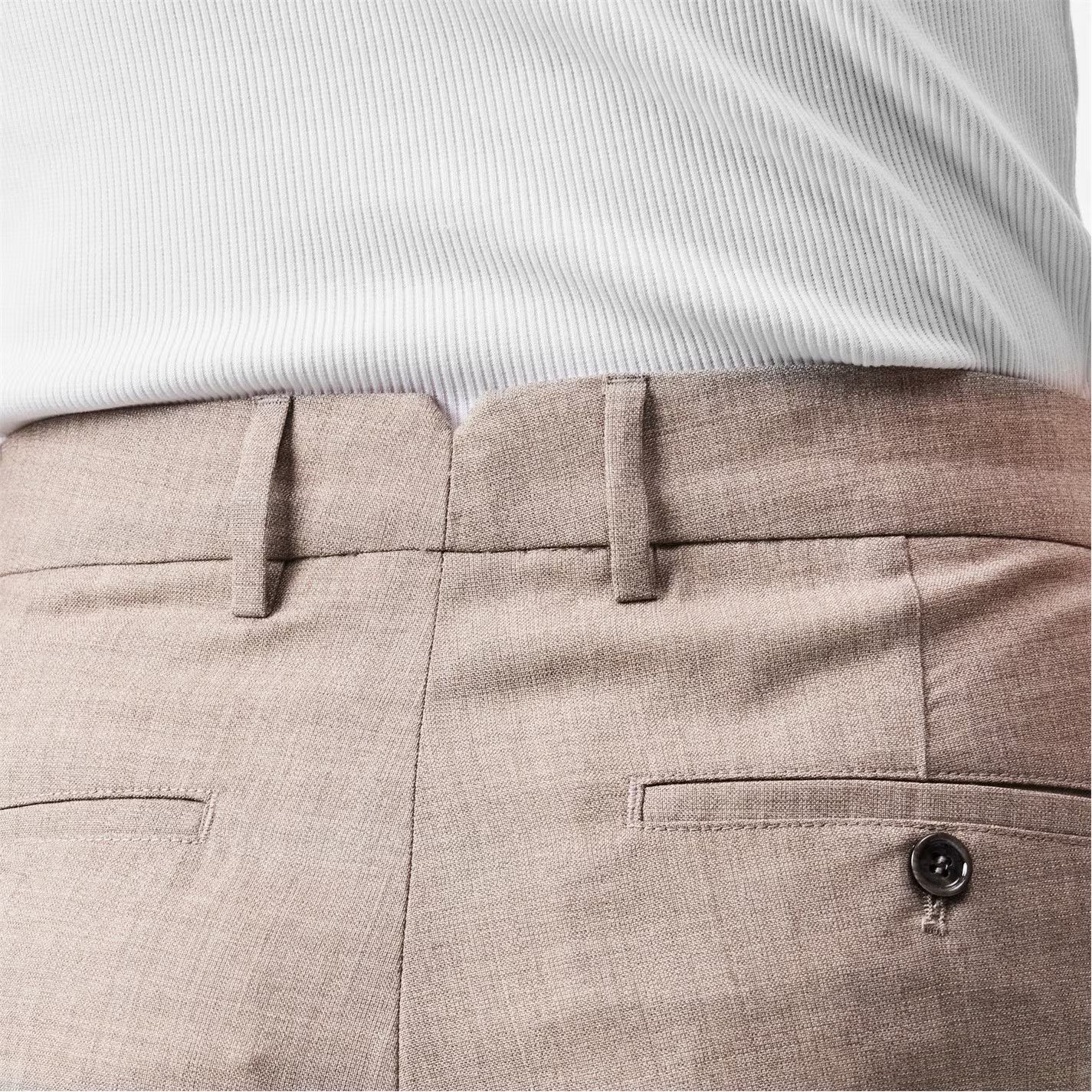 AMI o1g2r1mq0326 Straight Trousers in Beige Size US 34 / EU 50 - 5 Thumbnail