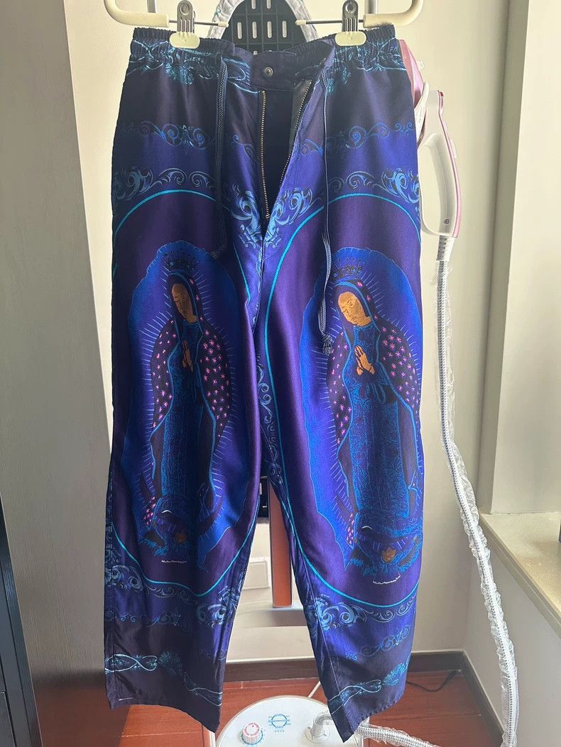 Kapital Kapital Casual Pants with Mother Mary Print Design-2507 Size US 26 / EU 42 - 1 Thumbnail