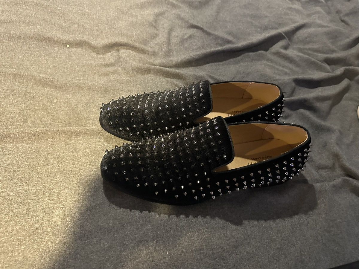 Designer Spiked Dress Shoes Size US 12 / EU 45 - 1 Thumbnail