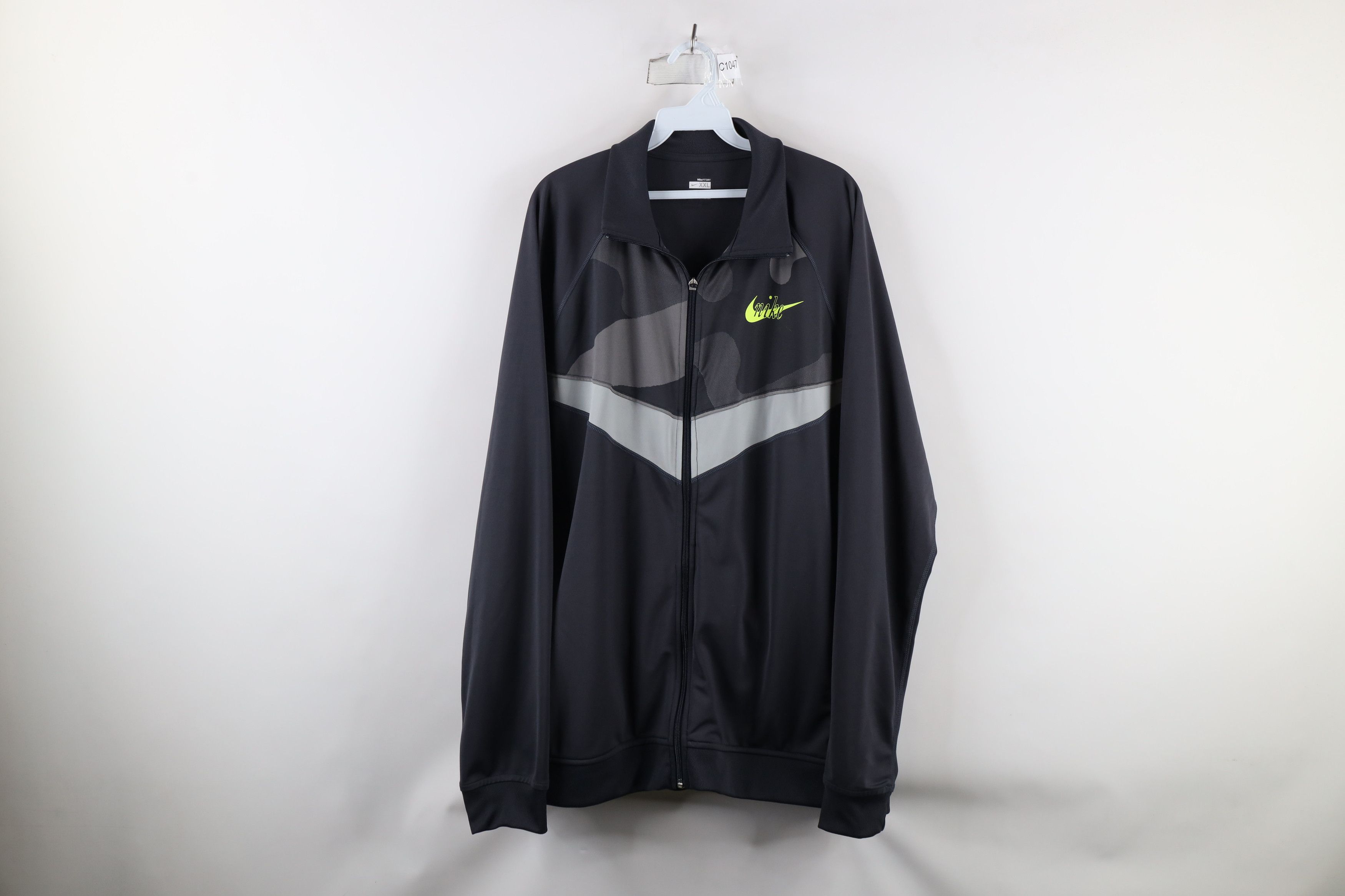 Nike × Vintage Vintage Nike Pre Lives Camouflage Track Jacket Gray Size US XXL / EU 58 / 5 - 1 Thumbnail
